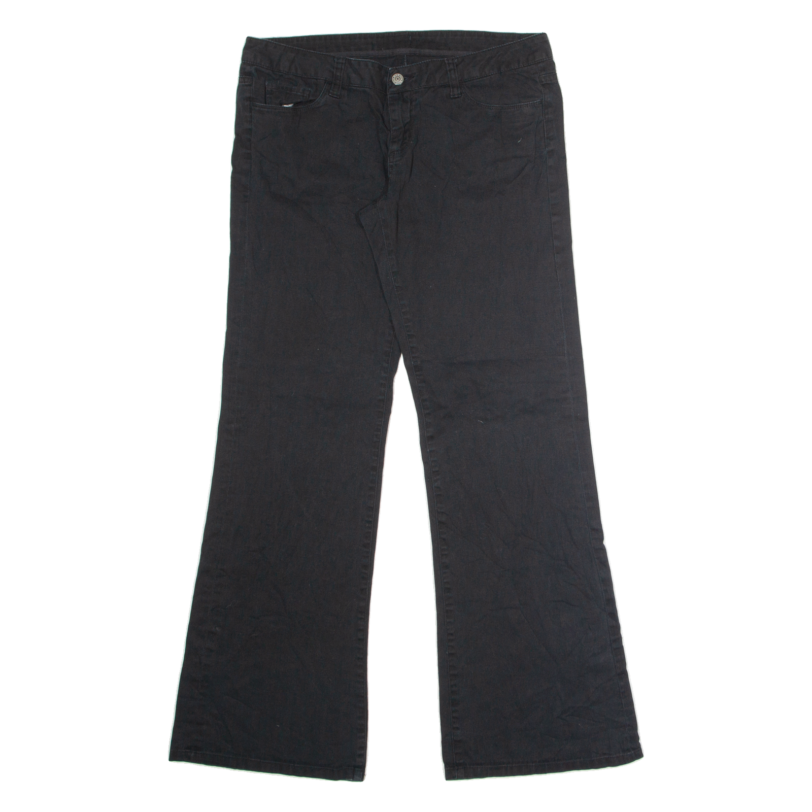 DICKIES Workwear Womens Trousers Black Regular Flared W34 L32 Refurbished - N/A refurbished available on Cerqular