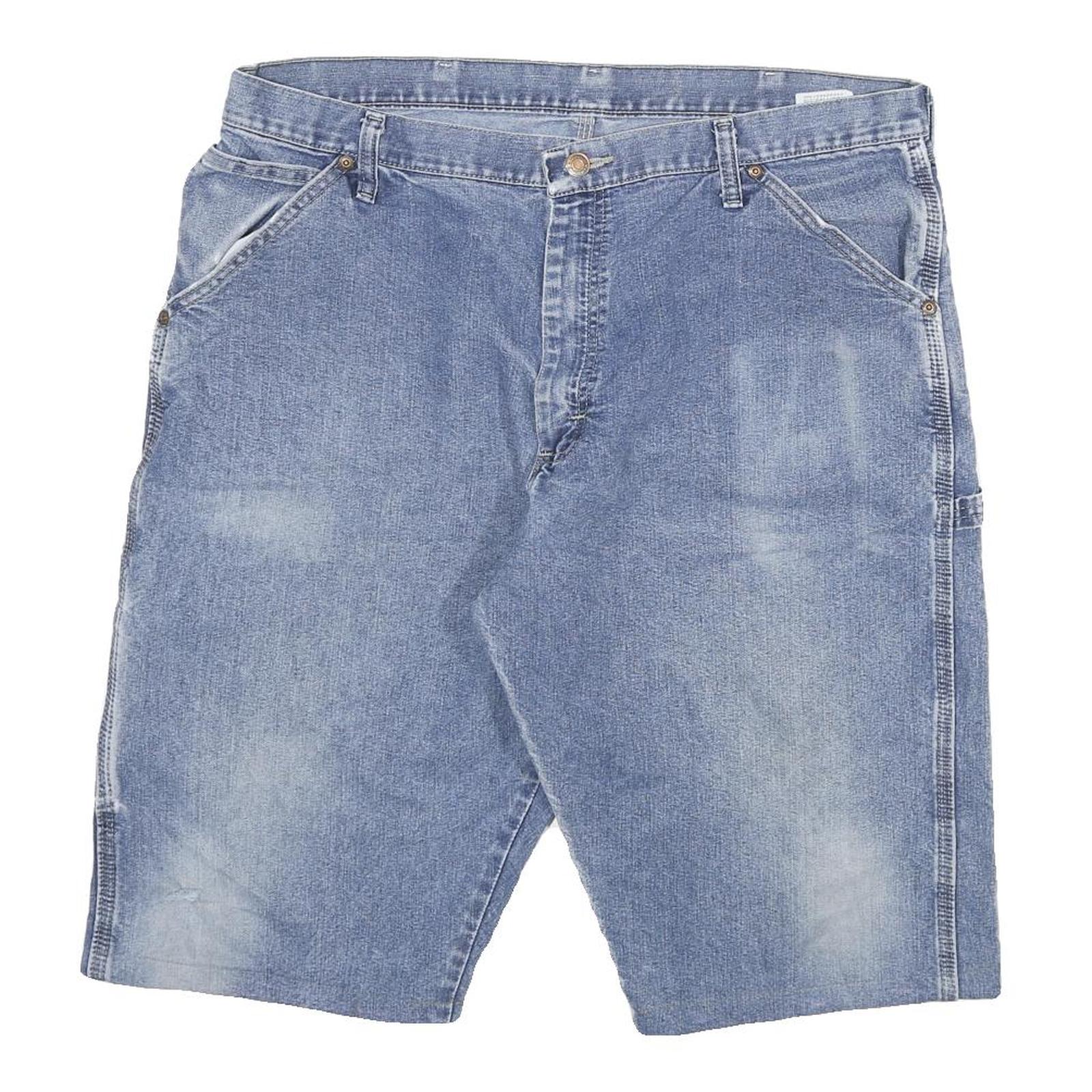 WRANGLER Mens Denim Blue Casual Shorts 3XL W38 Cotton Blend Relaxed Fit Refurbished - N/A refurbished available on Cerqular