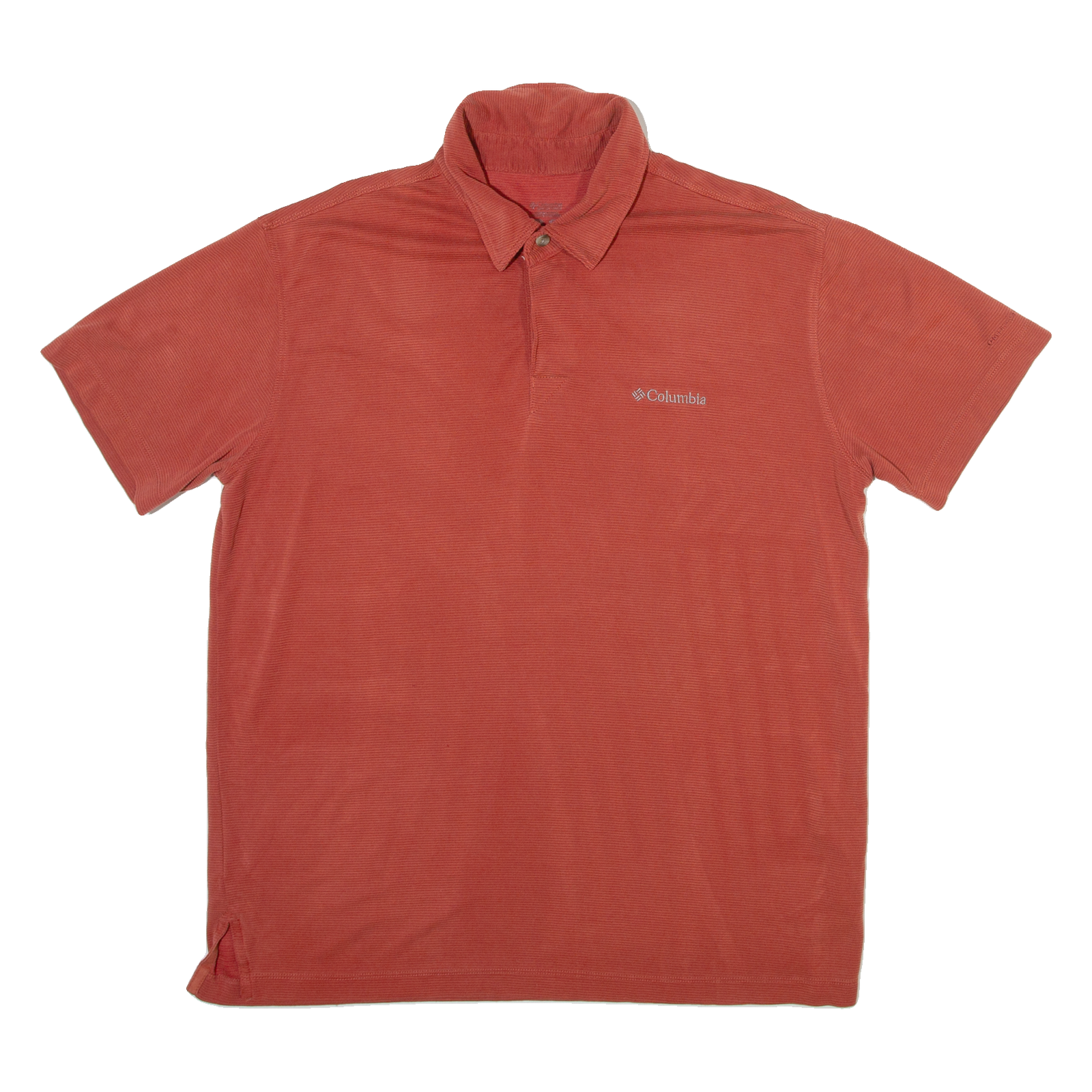 COLUMBIA Mens Polo Shirt Orange L Refurbished - N/A refurbished available on Cerqular