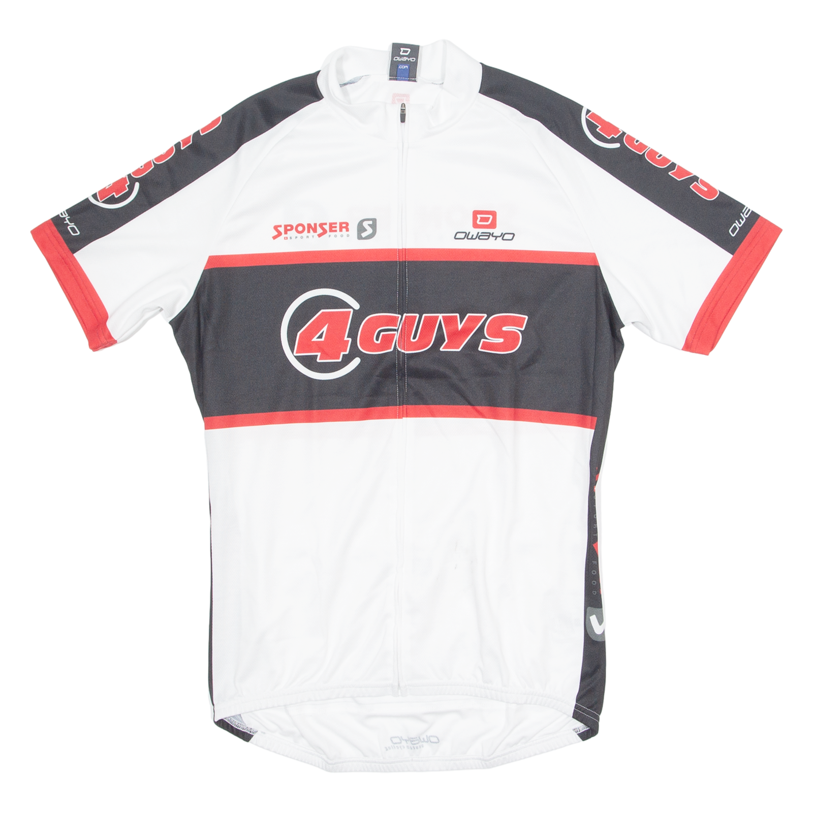 OWAYO Cycling Mens Jersey White 1/4 Zip L Refurbished - N/A refurbished available on Cerqular