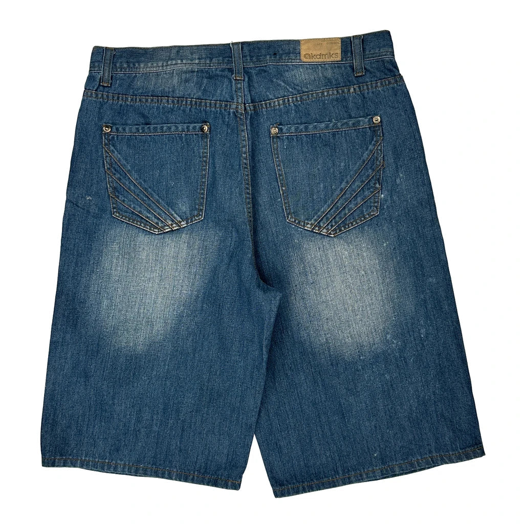 Buy Akademiks Denim Shorts - 36W 12L Blue Cotton Refurbished - $57.61 Akademiks Denim Shorts - 36W 12L Blue Cotton Refurbished - Thrifted (note: this is a term often used to describe second- refurbished available on Cerqular