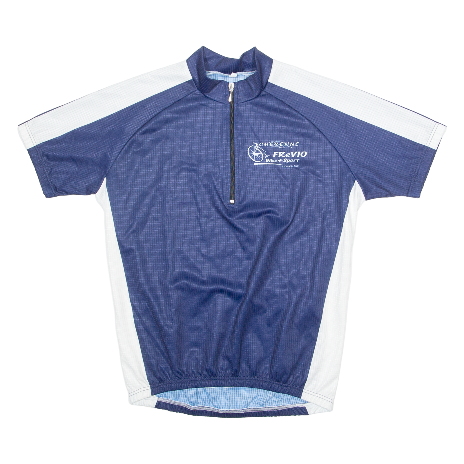 CHEYENNE Cycling Mens Jersey Blue 1/4 Zip M Refurbished - N/A refurbished available on Cerqular