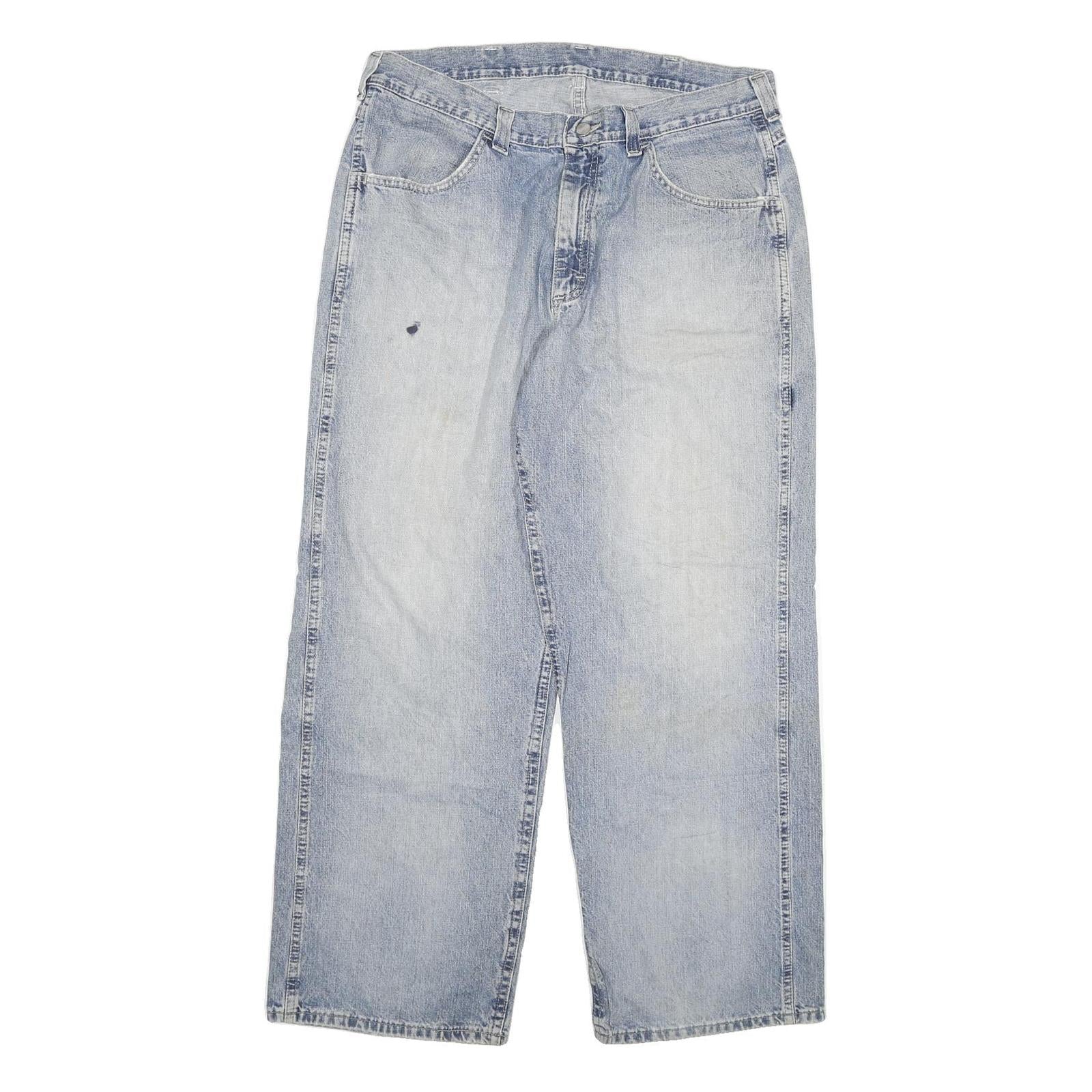 CARHARTT Mens Jeans Blue Relaxed Straight Denim Light W36 L30 Workwear Vintage Refurbished - N/A refurbished available on Cerqular