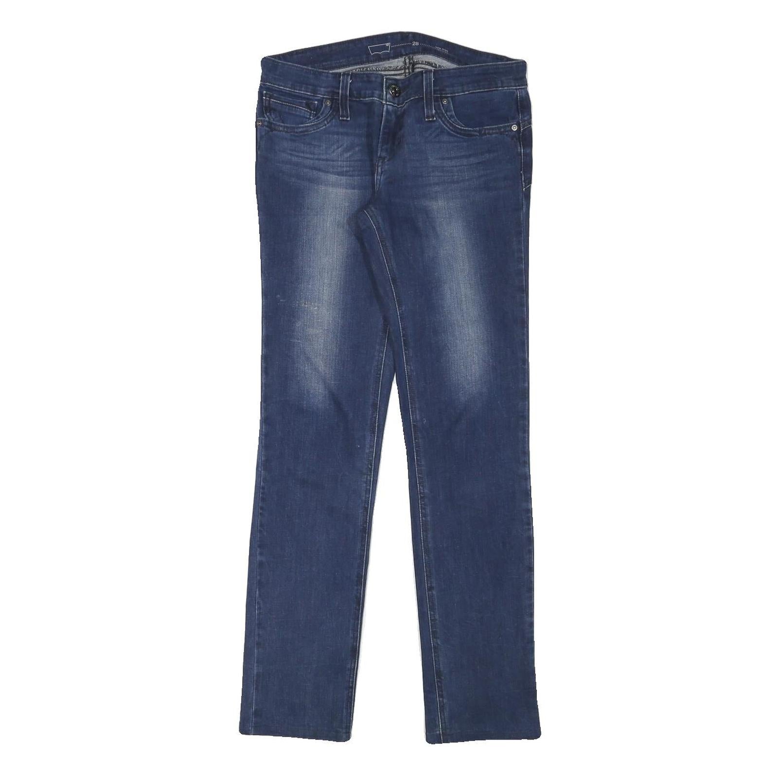 LEVI'S Womens Slim Blue Denim Jeans W30 L30 Cotton Blend Zip Stylish Casual Refurbished - N/A refurbished available on Cerqular