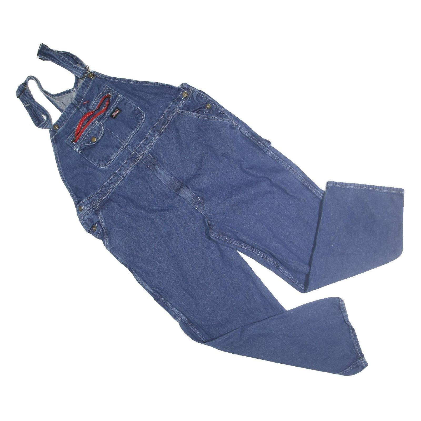 Buy DICKIES Mens Blue Denim Dungarees Relaxed Cotton Blend L W44 L30 Workwear Refurbished - $63.69 DICKIES Mens Blue Denim Dungarees Relaxed Cotton Blend L W44 L30 Workwear Refurbished - N/A refurbished available on Cerqular