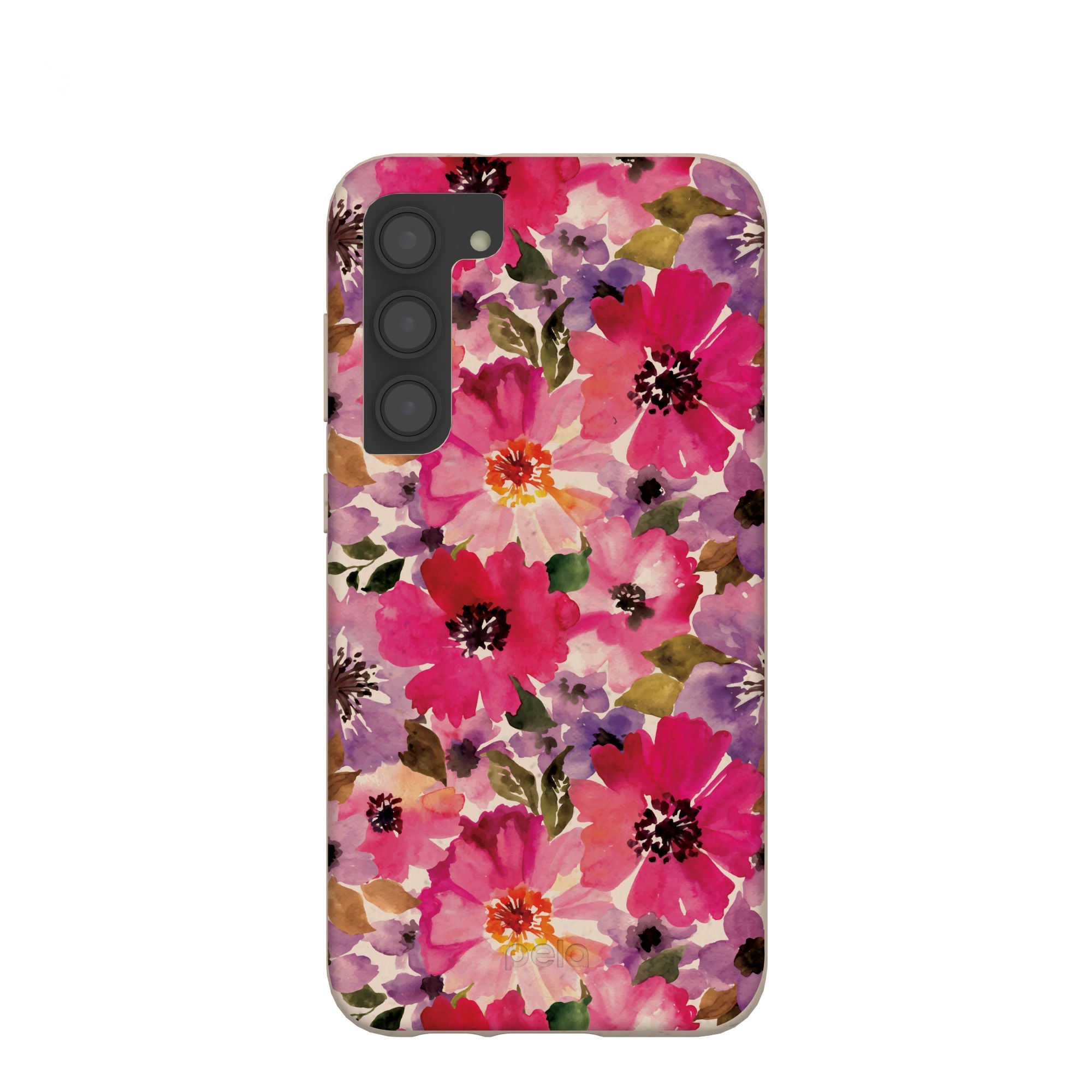 Seashell Painted Petals Samsung Galaxy S23+(Plus) Case Refurbished - Pela Case refurbished available on Cerqular