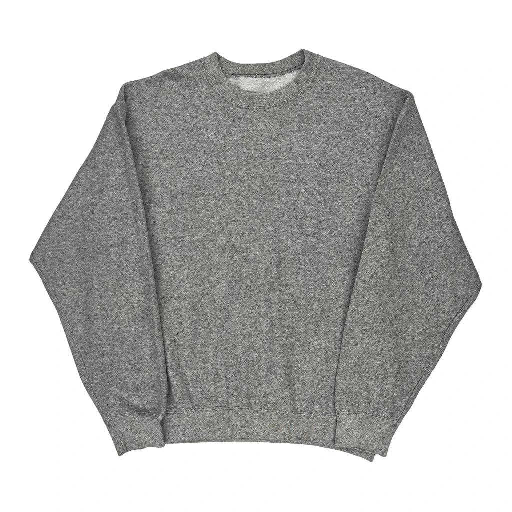 Buy Unbranded Sweatshirt - XL Grey Cotton Blend Refurbished - $26.79 Unbranded Sweatshirt - XL Grey Cotton Blend Refurbished - Thrifted (note: this is a term often used to describe second- refurbished available on Cerqular