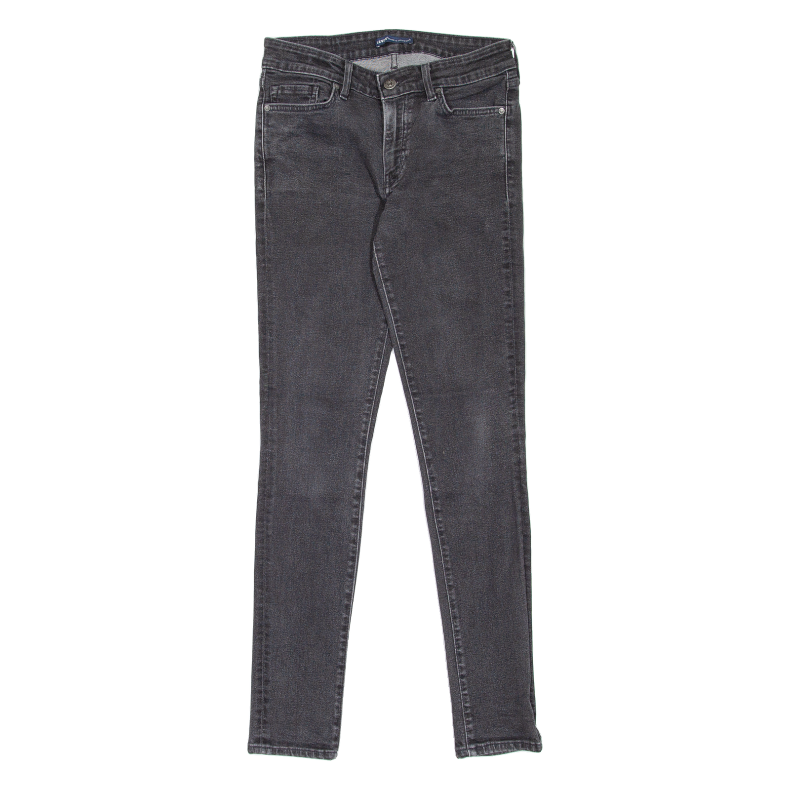LEVI'S 711 Made & Crafted BIG E Womens Jeans Grey Slim Skinny W26 L30 Refurbished - N/A refurbished available on Cerqular