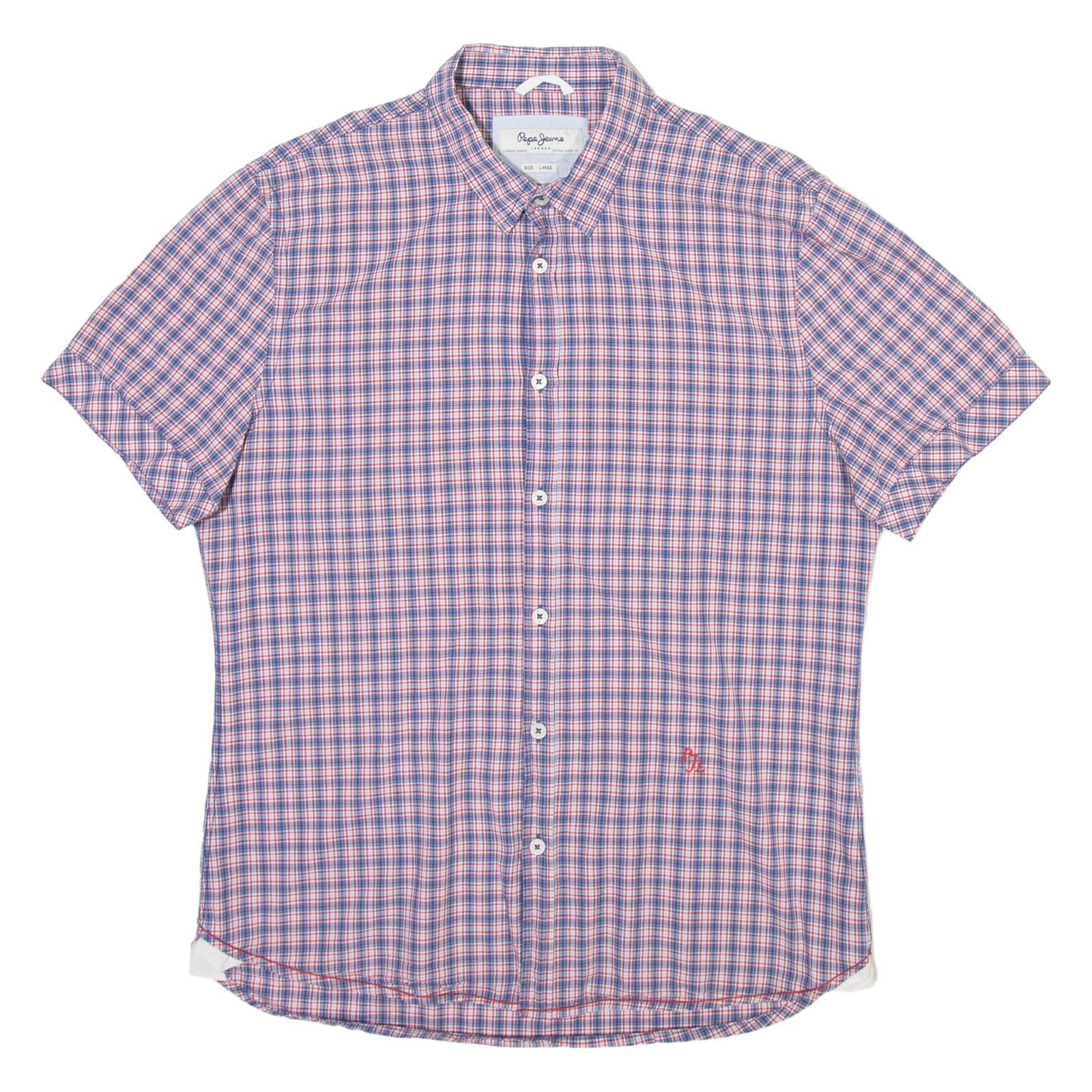 Buy PEPE JEANS Slim Fit Mens Shirt Red Check L Refurbished - $27.29 PEPE JEANS Slim Fit Mens Shirt Red Check L Refurbished - N/A refurbished available on Cerqular