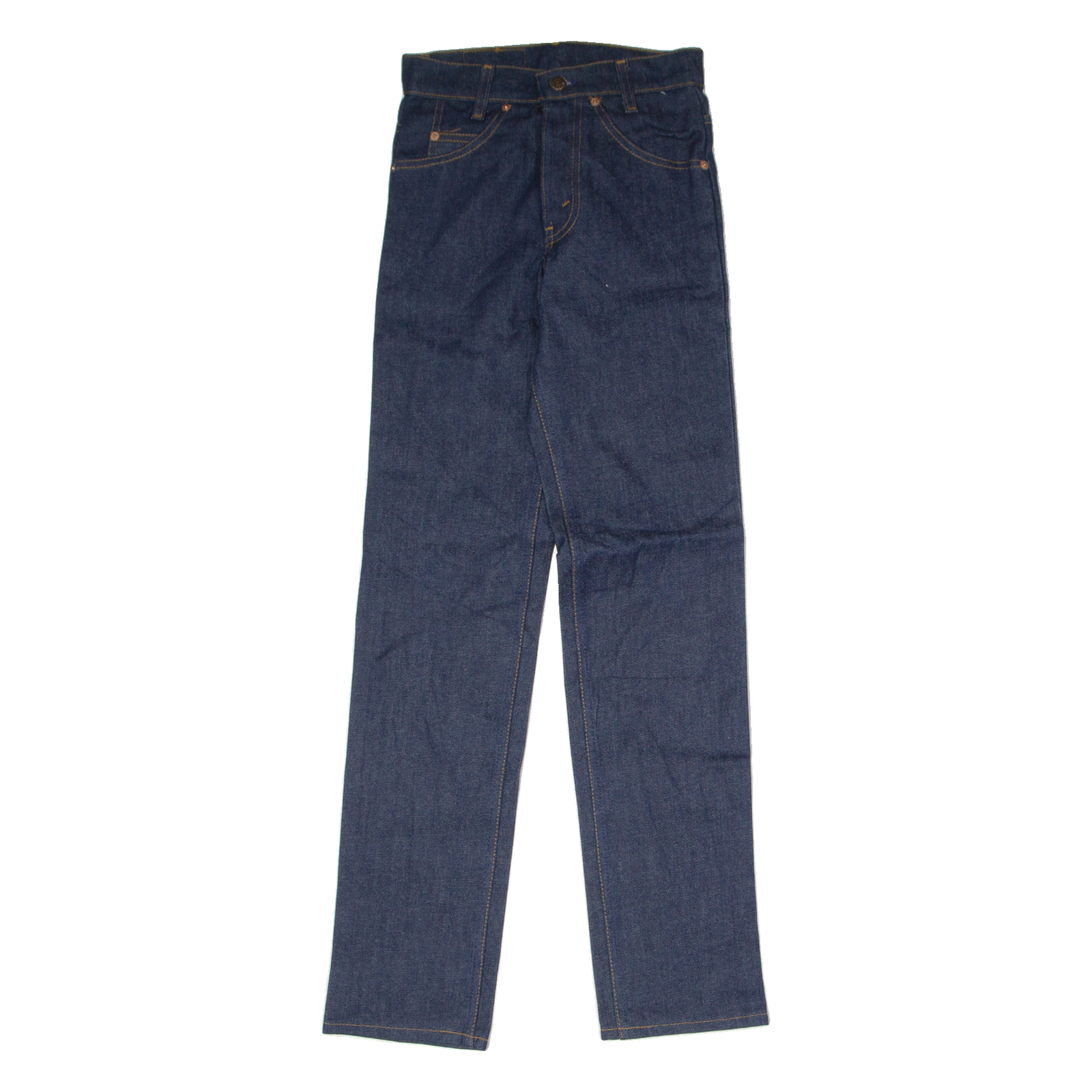 LEVI'S 705 0217 Student Orange Tab Womens Jeans Blue Slim Straight Raw W25 L30 Refurbished - N/A refurbished available on Cerqular