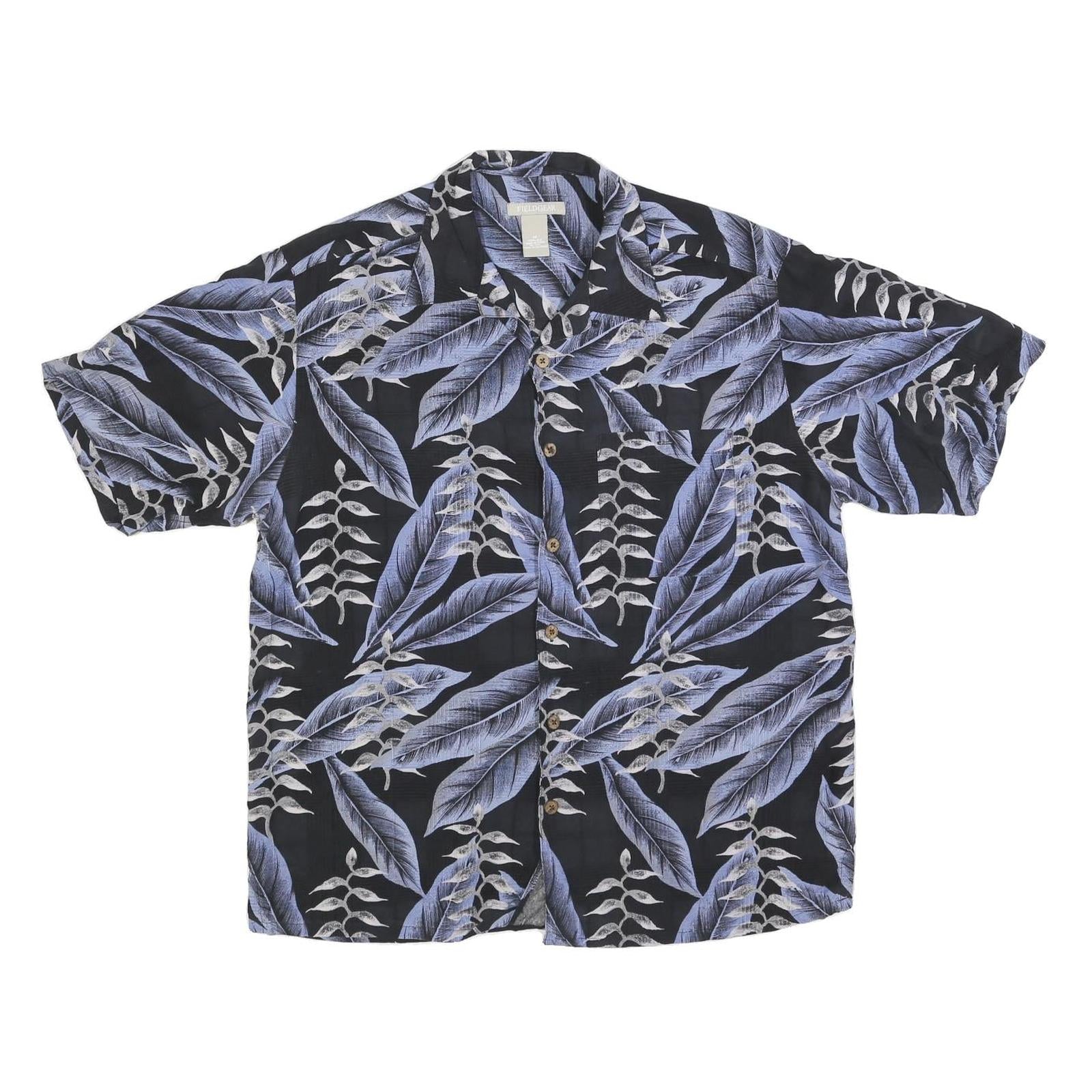 Buy FIELDGEAR Mens Black & Blue Leaf Print Silk Shirt M Casual Summer Button-Up Refurbished - $19.49 FIELDGEAR Mens Black & Blue Leaf Print Silk Shirt M Casual Summer Button-Up Refurbished - N/A refurbished available on Cerqular