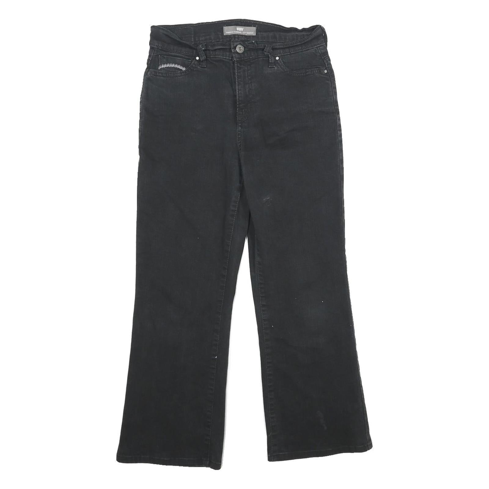 LEVI'S Perfectly Slimming 512 Womens Jeans Black Slim Bootcut Denim W28 L26 Refurbished - N/A refurbished available on Cerqular