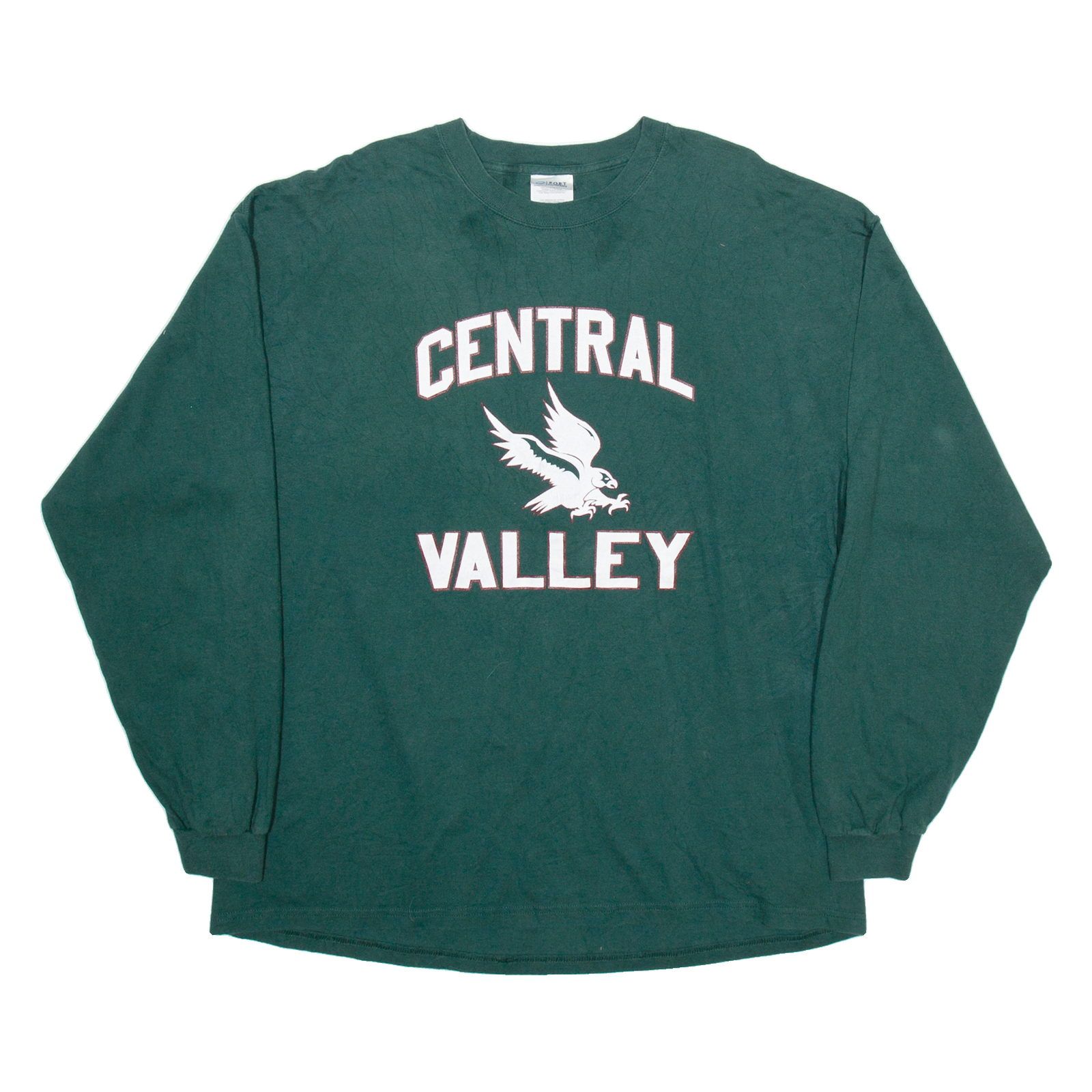 PORT AND COMPANY Central Valley Mens T-Shirt Green Long Sleeve USA XL Refurbished - N/A refurbished available on Cerqular