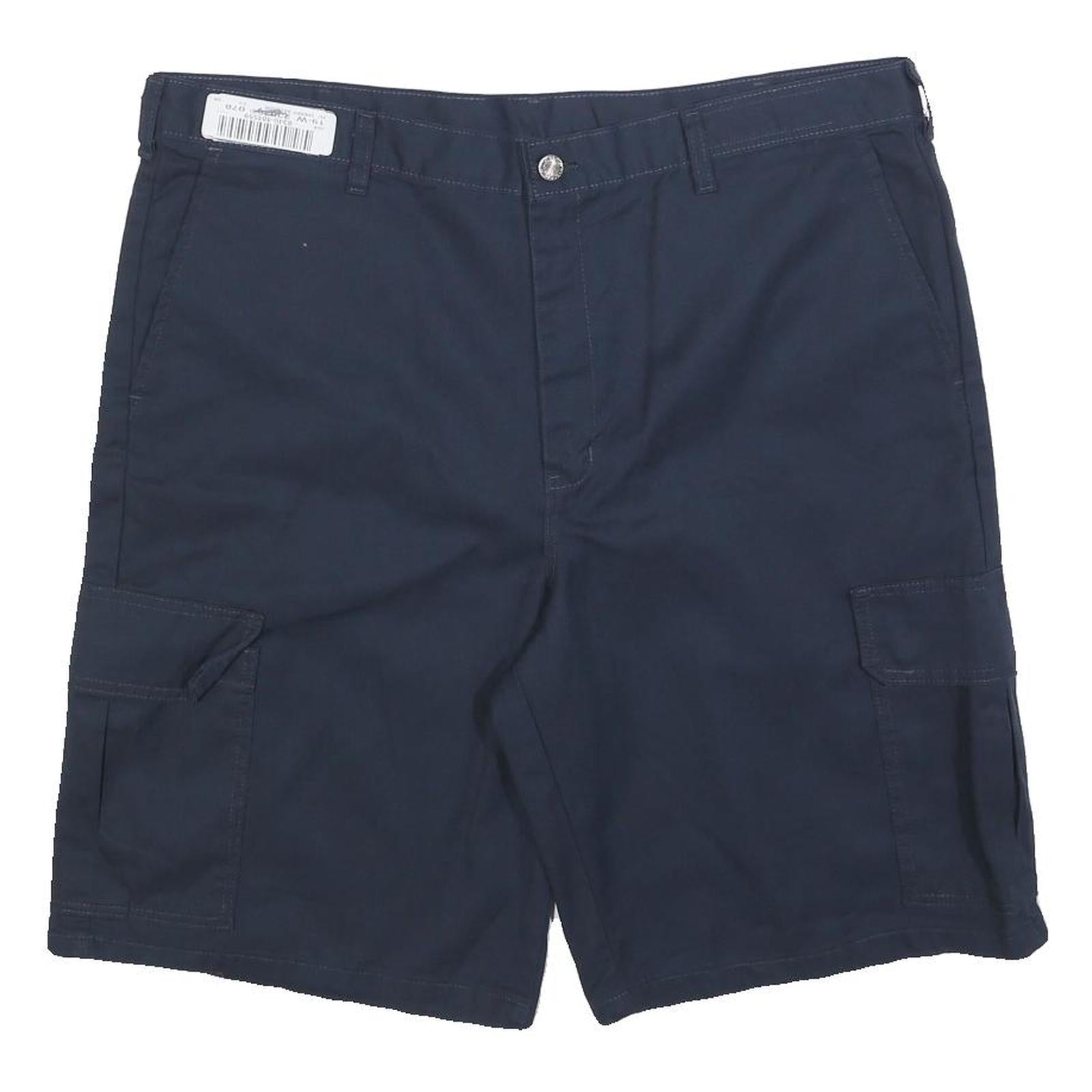 DICKIES Mens Shorts Navy Blue Cargo XL W38 Durable Cotton Blend Workwear Refurbished - N/A refurbished available on Cerqular