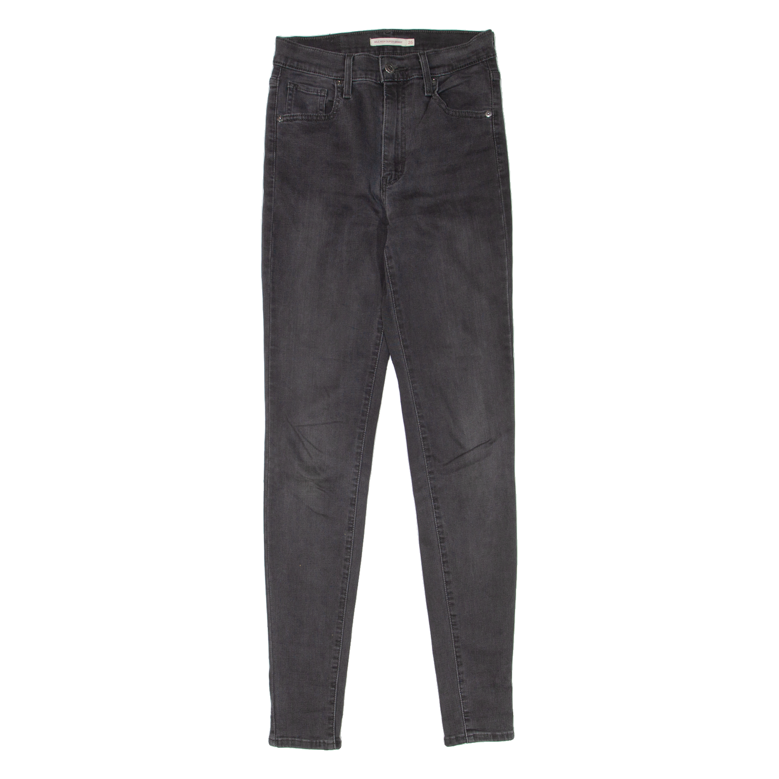 Buy LEVI'S Mile High Womens Jeans Black Slim Skinny W26 L32 Refurbished - $21.83 LEVI'S Mile High Womens Jeans Black Slim Skinny W26 L32 Refurbished - N/A refurbished available on Cerqular