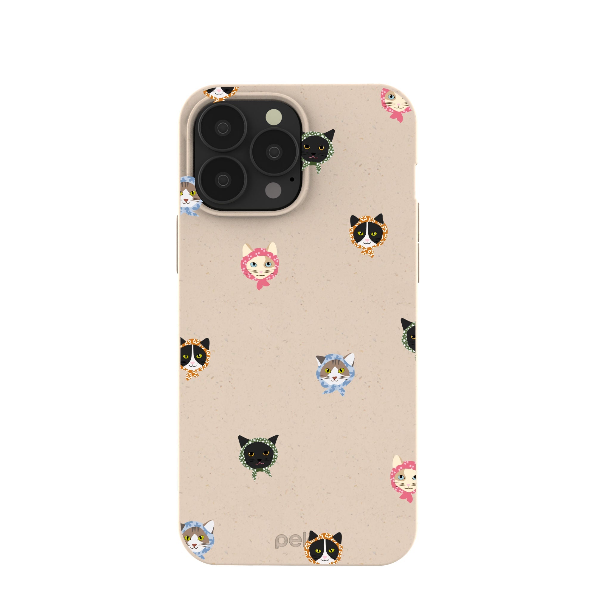 Seashell Cat Couture iPhone 13 Pro Max Case Refurbished - Pela Case refurbished available on Cerqular