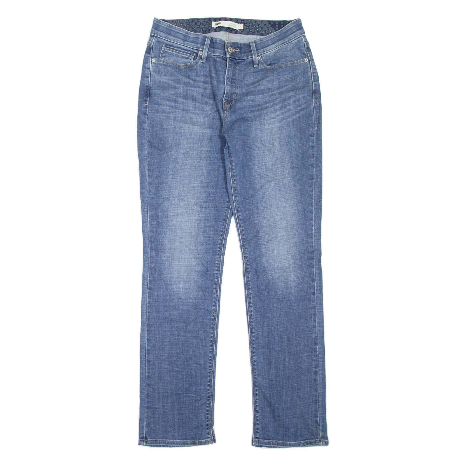 LEVI'S 525 Perfect Waist. Womens Jeans Blue Regular Straight Stone Wash W28 L32 Refurbished - N/A refurbished available on Cerqular