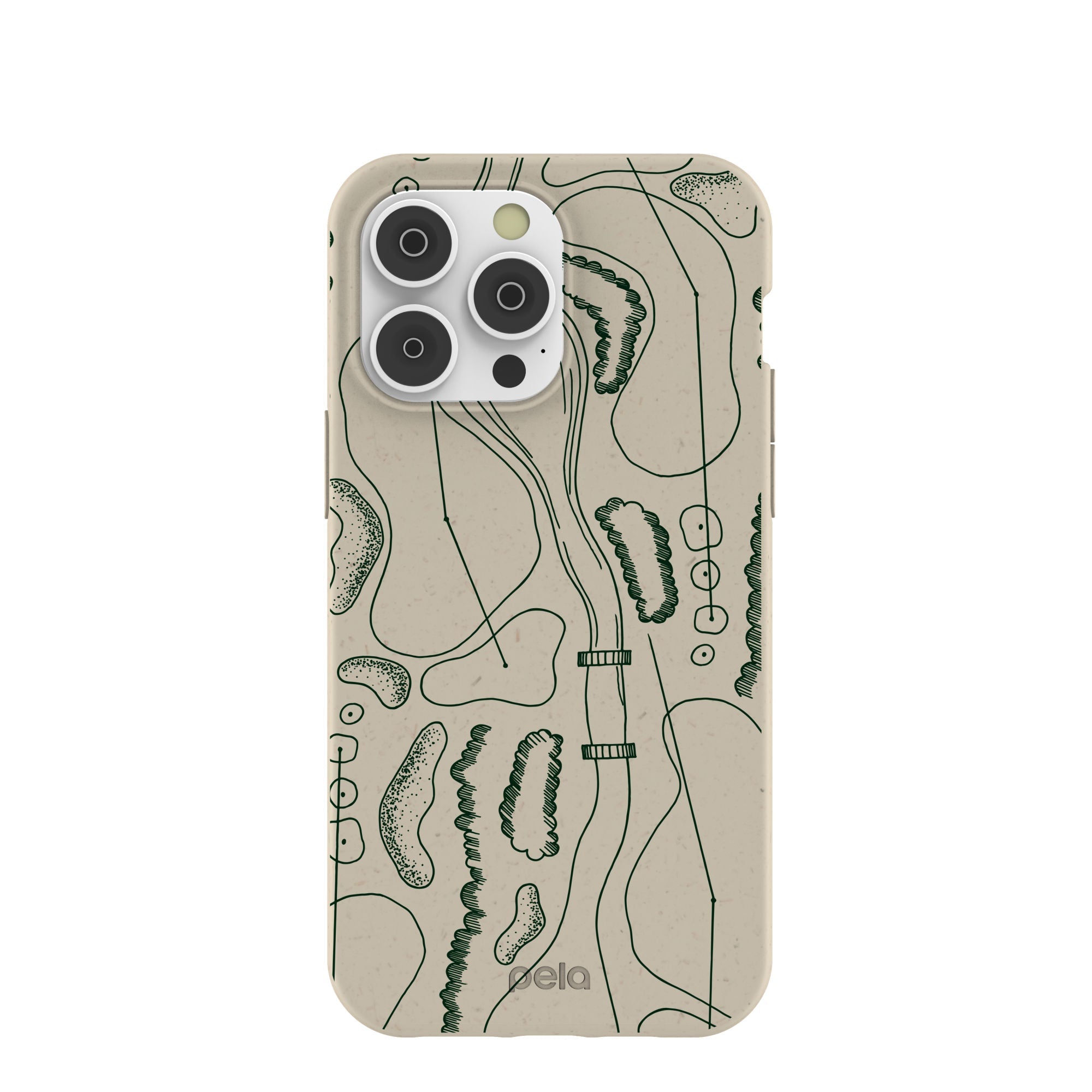 London Fog Golf Course iPhone 14 Pro Max Case Refurbished - Pela Case refurbished available on Cerqular