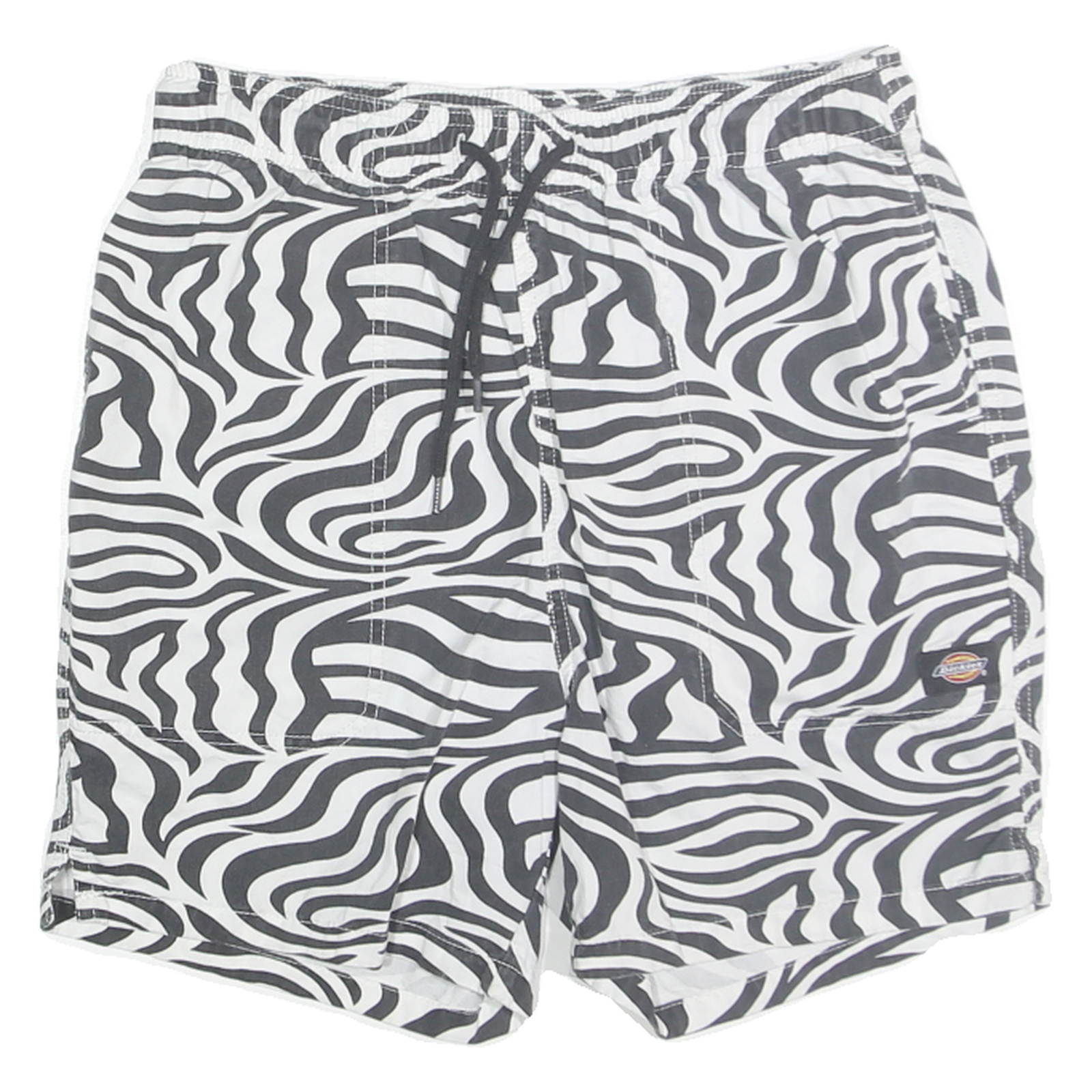 DICKIES Mens Shorts Black & White Zebra Print S W28 Casual Cotton Blend Refurbished - N/A refurbished available on Cerqular