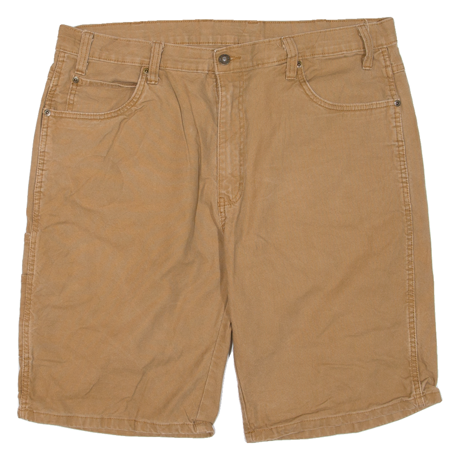 DICKIES Mens Workwear Shorts Brown Relaxed XL W38 Refurbished - N/A refurbished available on Cerqular