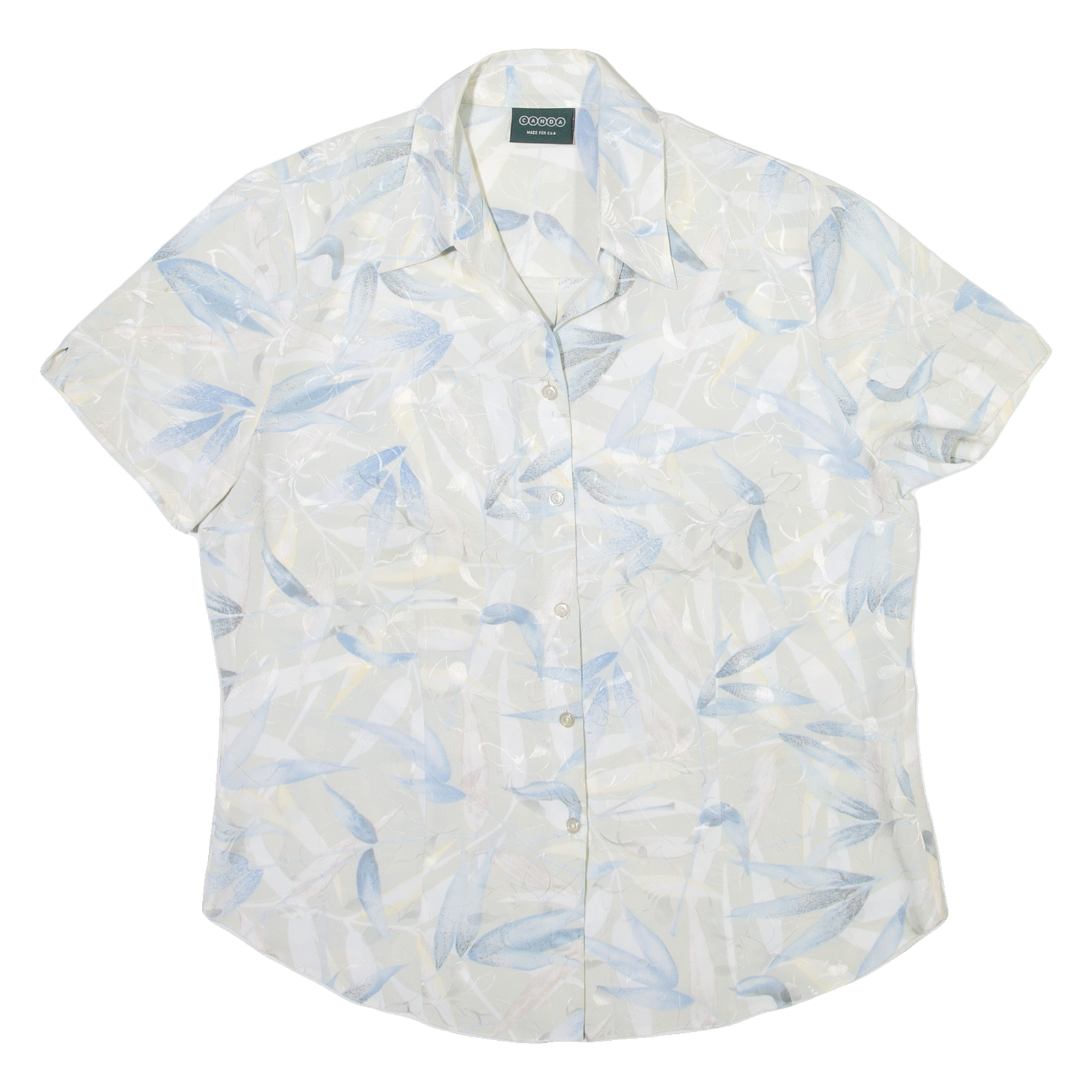 CANDA Womens Shirt Grey Floral M Refurbished - N/A refurbished available on Cerqular