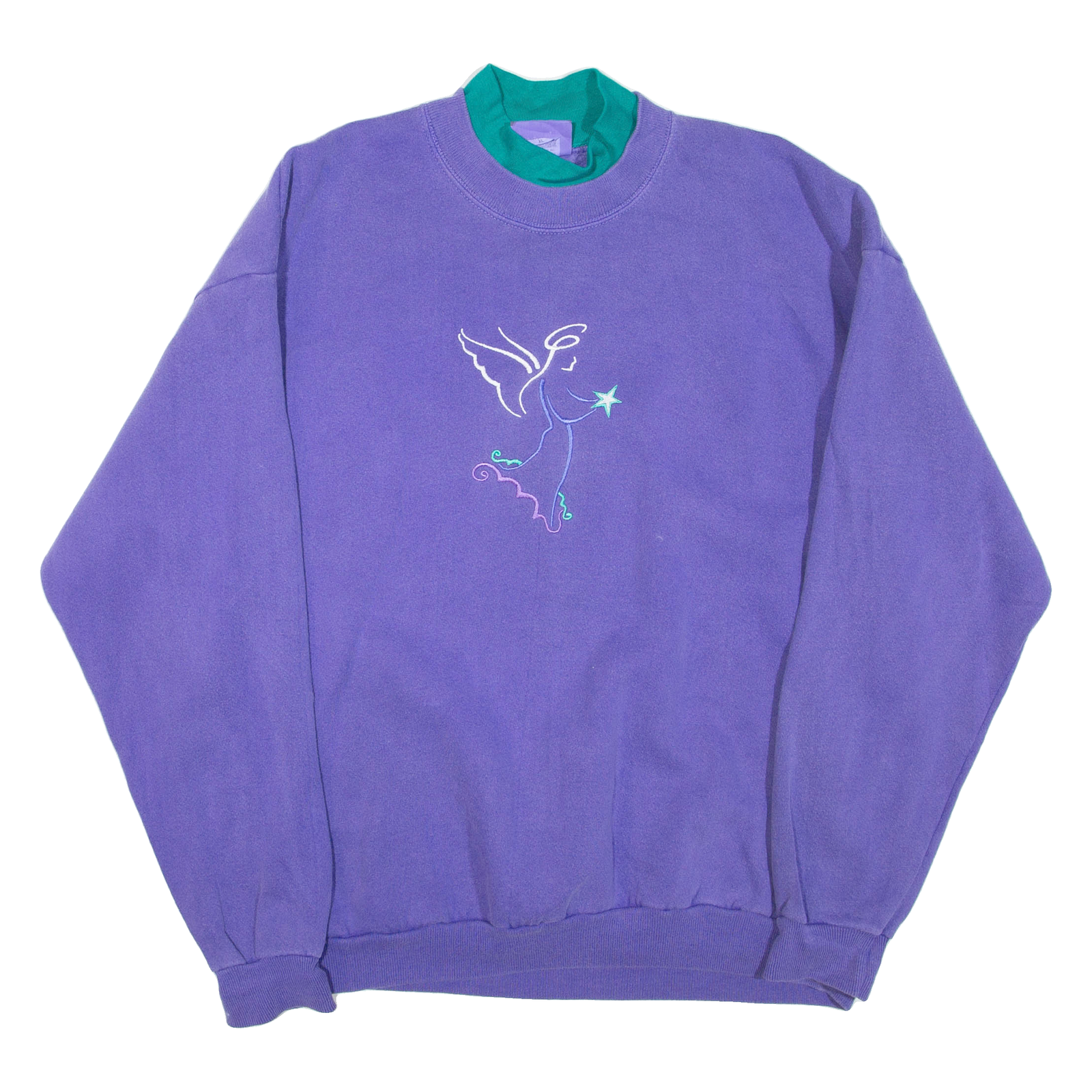 LEE Womens Sweatshirt Purple Crew Neck XL Refurbished - N/A refurbished available on Cerqular