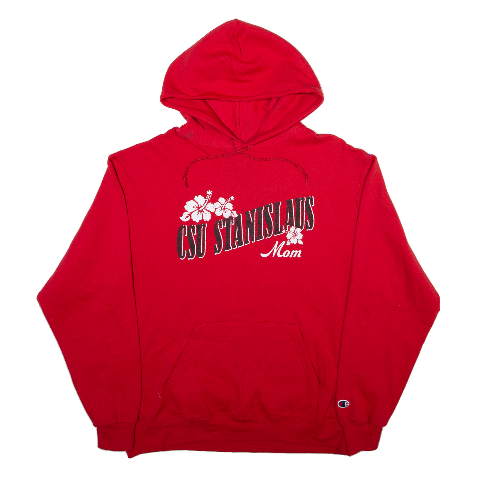 CHAMPION Csu Stanislaus MOM Mens Red Hoodie L Refurbished - N/A refurbished available on Cerqular