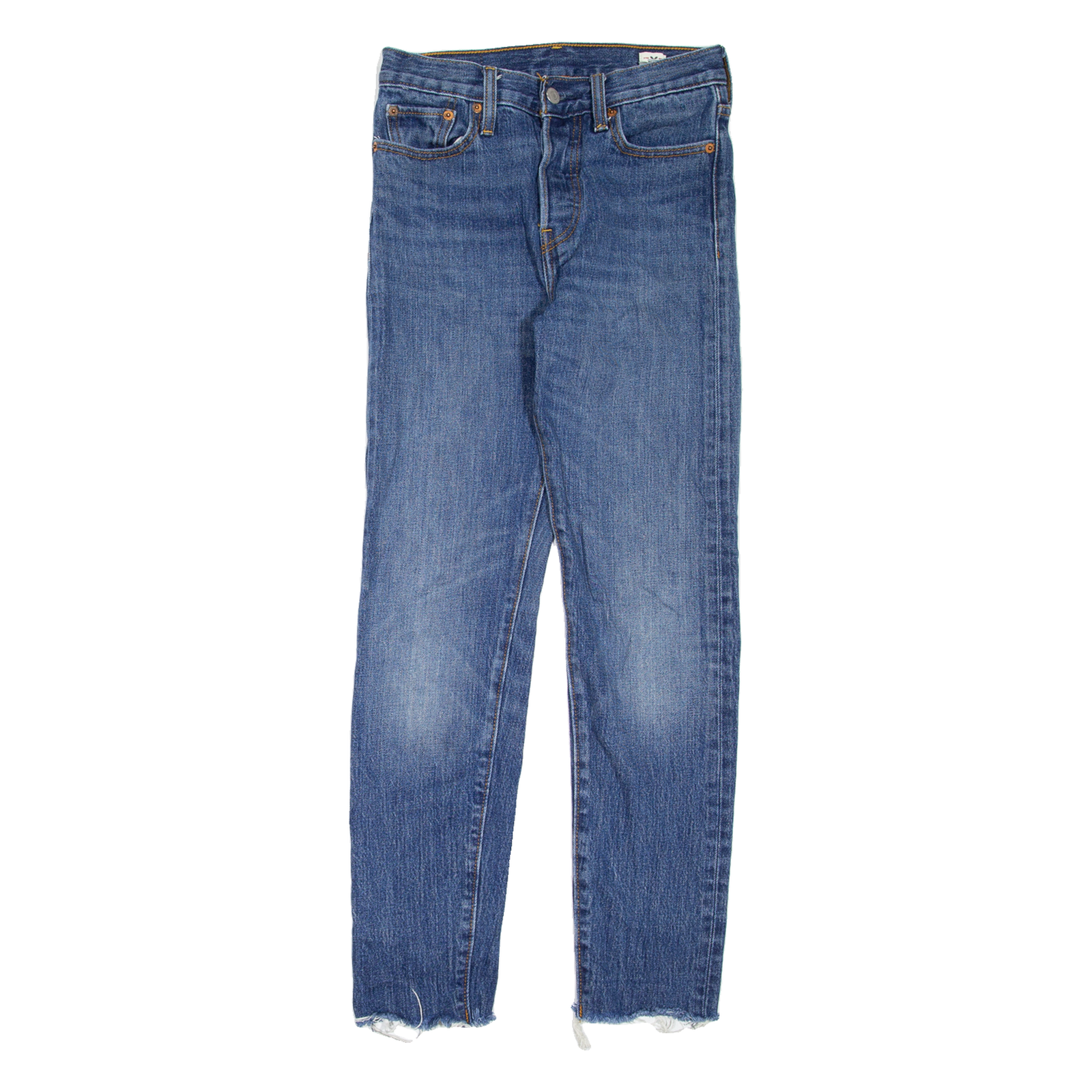 LEVI'S Womens Jeans Blue Slim Skinny Stone Wash W25 L27 Refurbished - N/A refurbished available on Cerqular