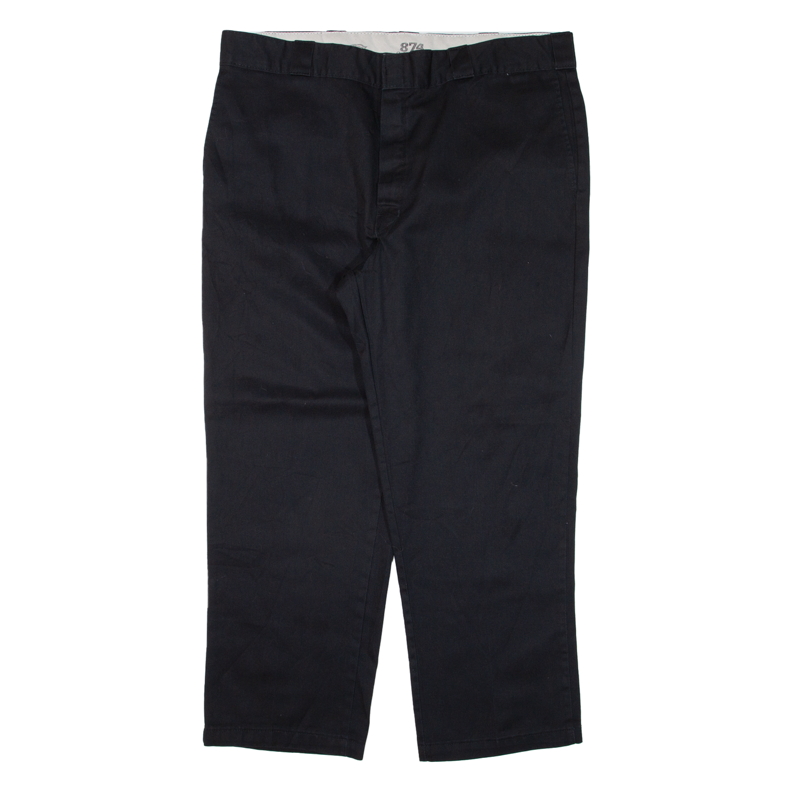 DICKIES 874 Workwear Mens Trousers Black Regular Straight W38 L27 Refurbished - N/A refurbished available on Cerqular