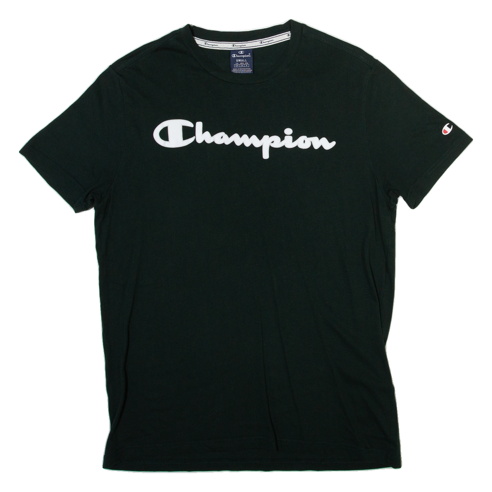 CHAMPION Mens T-Shirt Green S Refurbished - N/A refurbished available on Cerqular