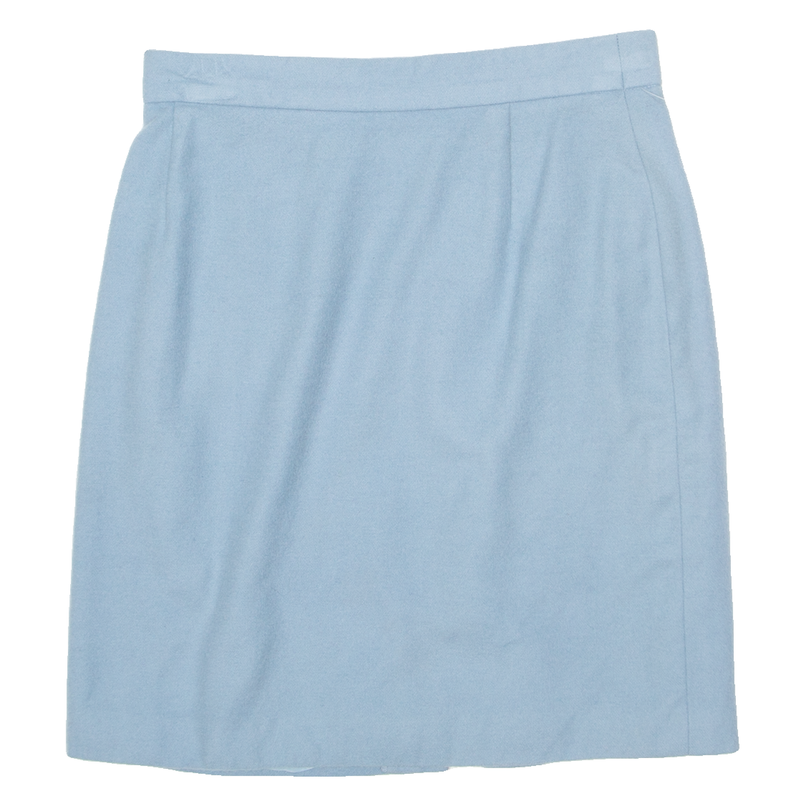 GLORAINE Womens Straight Skirt Blue Knee Length Wool S Refurbished - N/A refurbished available on Cerqular