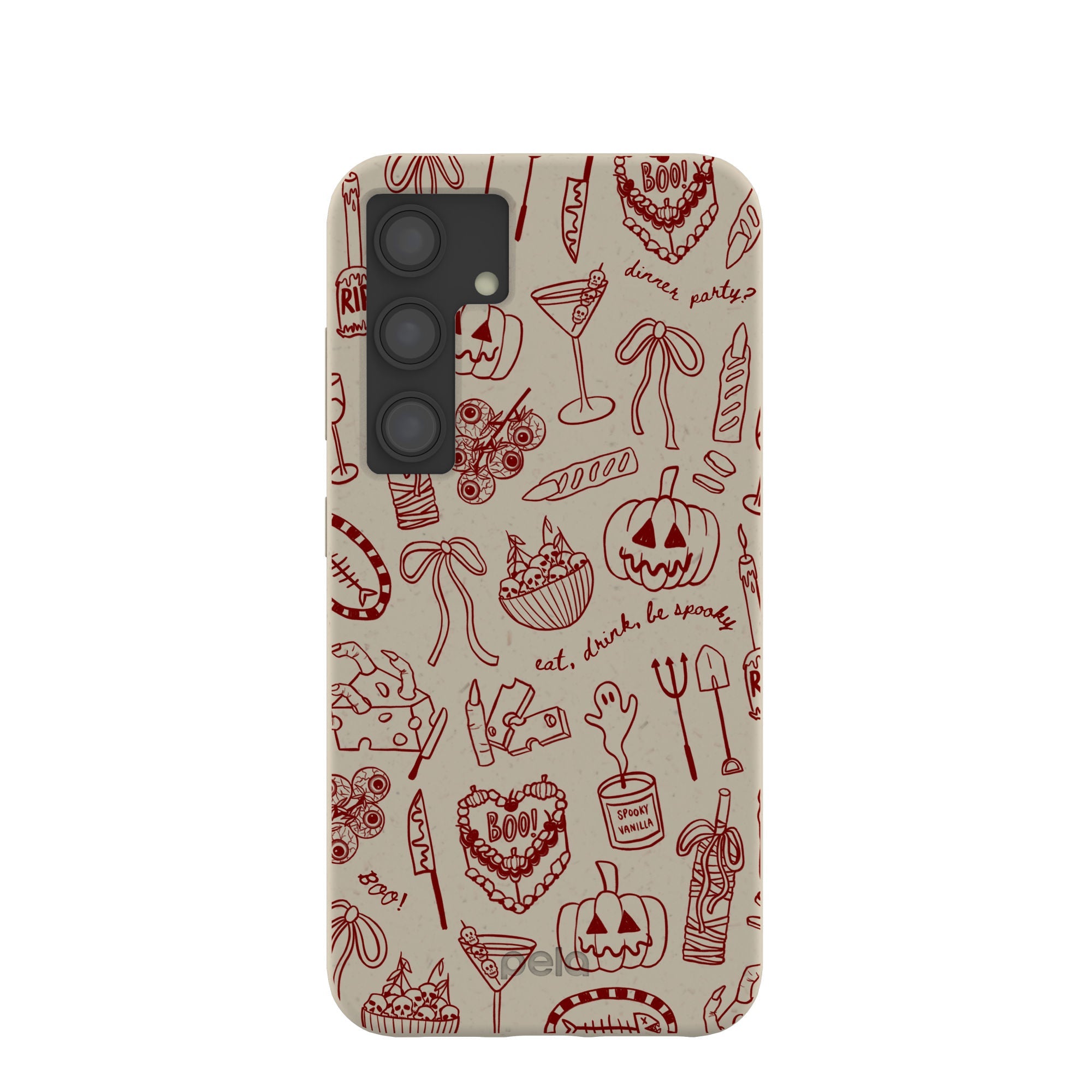 London Fog Spooky Dinner Party Samsung Galaxy S24 Case Refurbished - Pela Case refurbished available on Cerqular