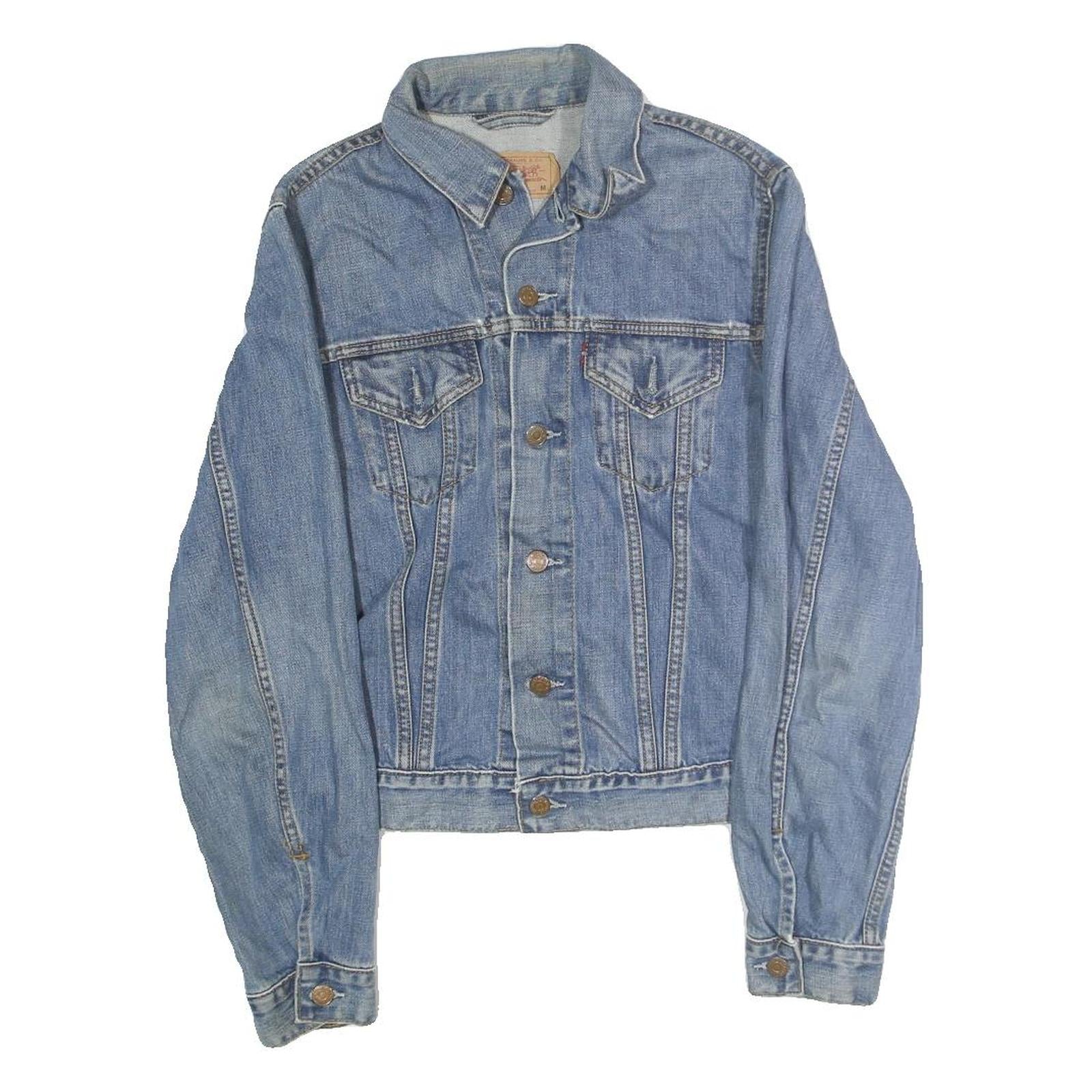 Buy LEVI'S Mens Blue Denim Button Jacket M Cotton Classic Casual Refurbished - $68.89 LEVI'S Mens Blue Denim Button Jacket M Cotton Classic Casual Refurbished - N/A refurbished available on Cerqular