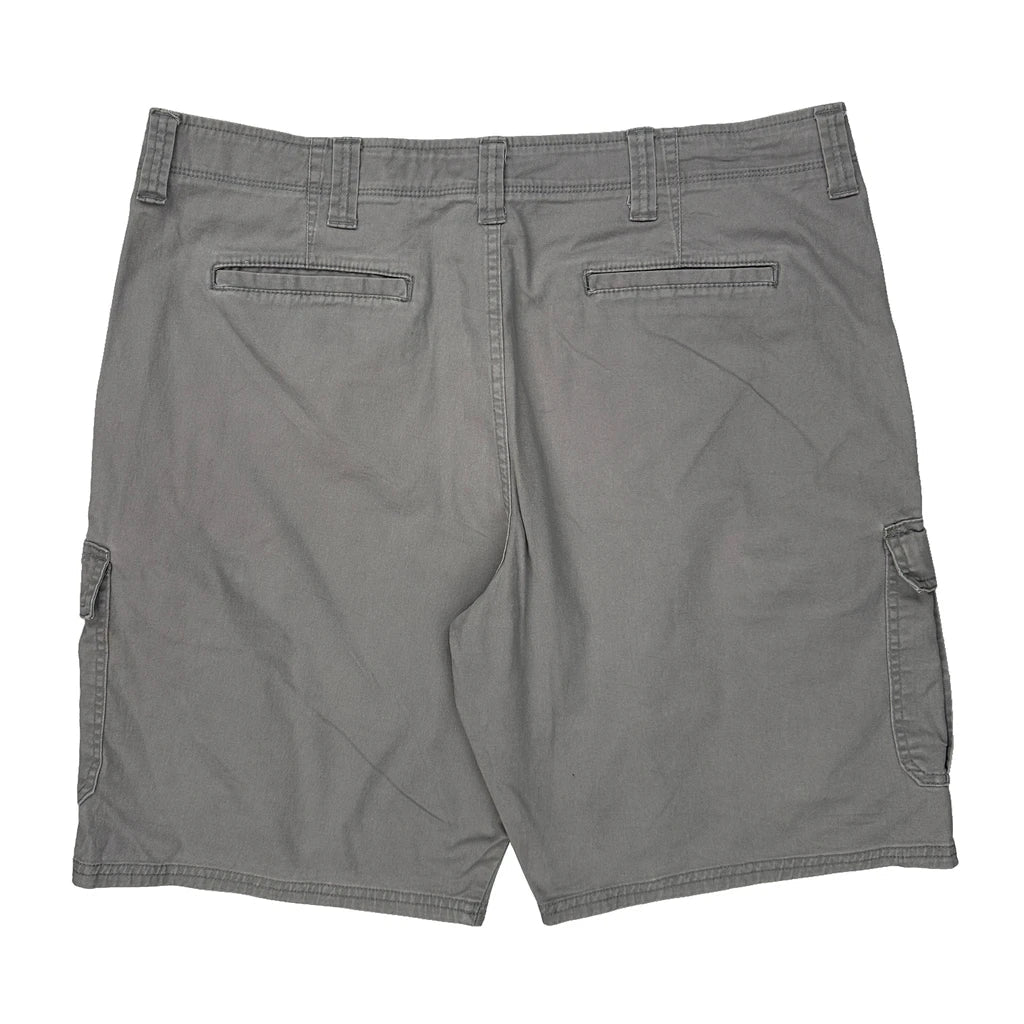 Wrangler Cargo Cargo Shorts - 38W 9L Grey Cotton Refurbished - Thrifted (note: this is a term often used to describe second- refurbished available on Cerqular