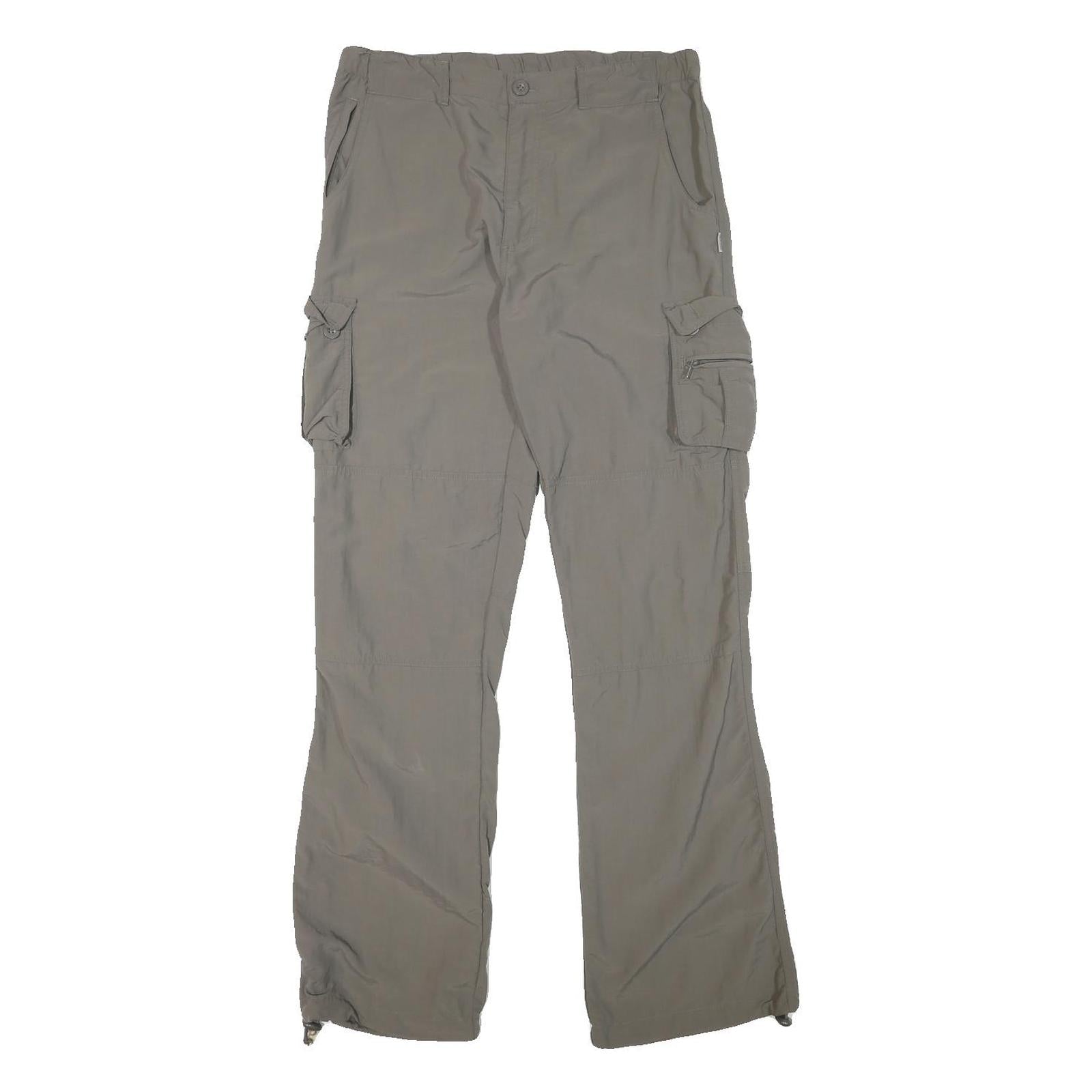 SWITCHER Mens Polyester Blend Beige Regular Cargo Trousers W30 L32 Outdoor Refurbished - N/A refurbished available on Cerqular