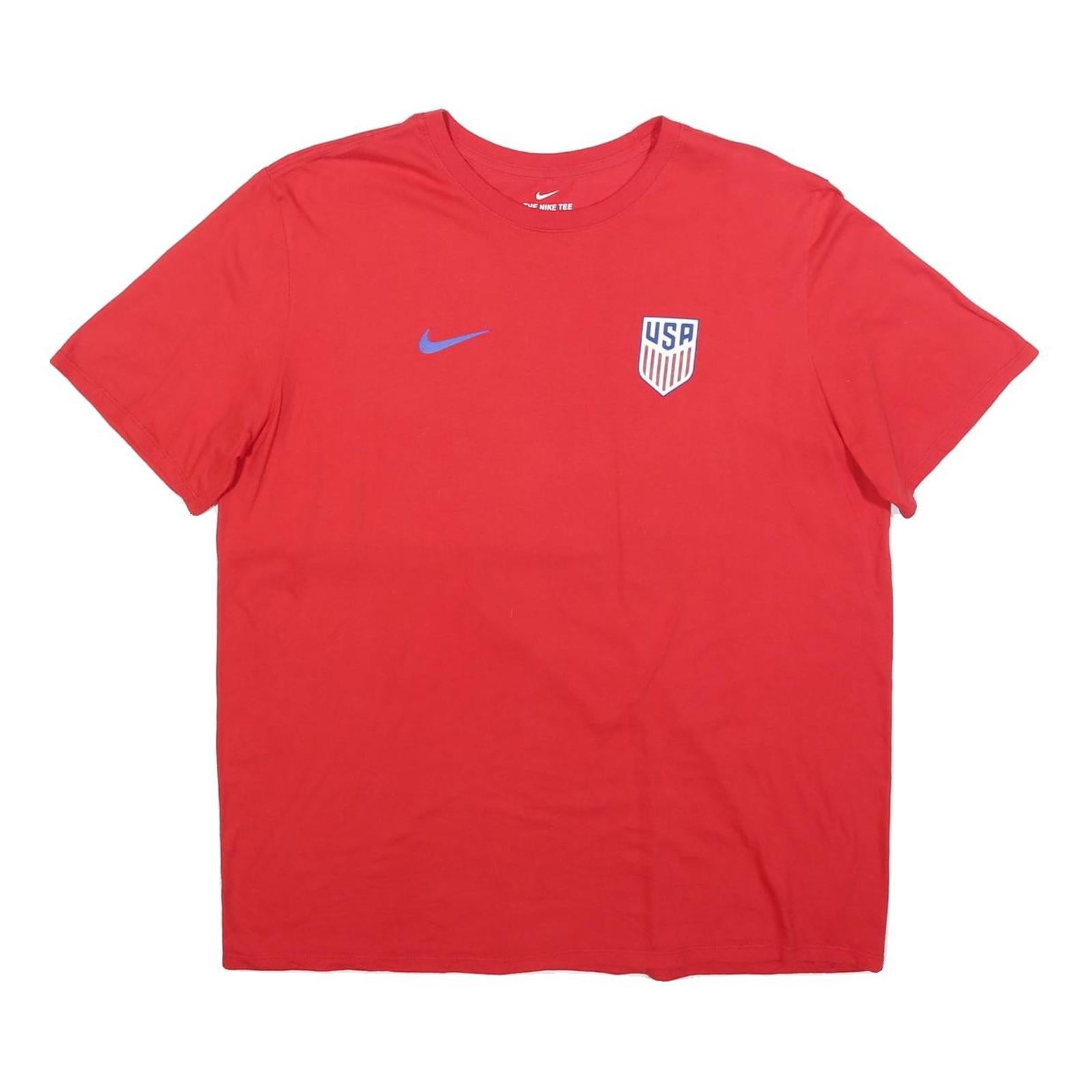 Buy NIKE Mens Red USA Pulisic Graphic T-Shirt XL Short Sleeve Crew Neck Refurbished - $19.49 NIKE Mens Red USA Pulisic Graphic T-Shirt XL Short Sleeve Crew Neck Refurbished - N/A refurbished available on Cerqular