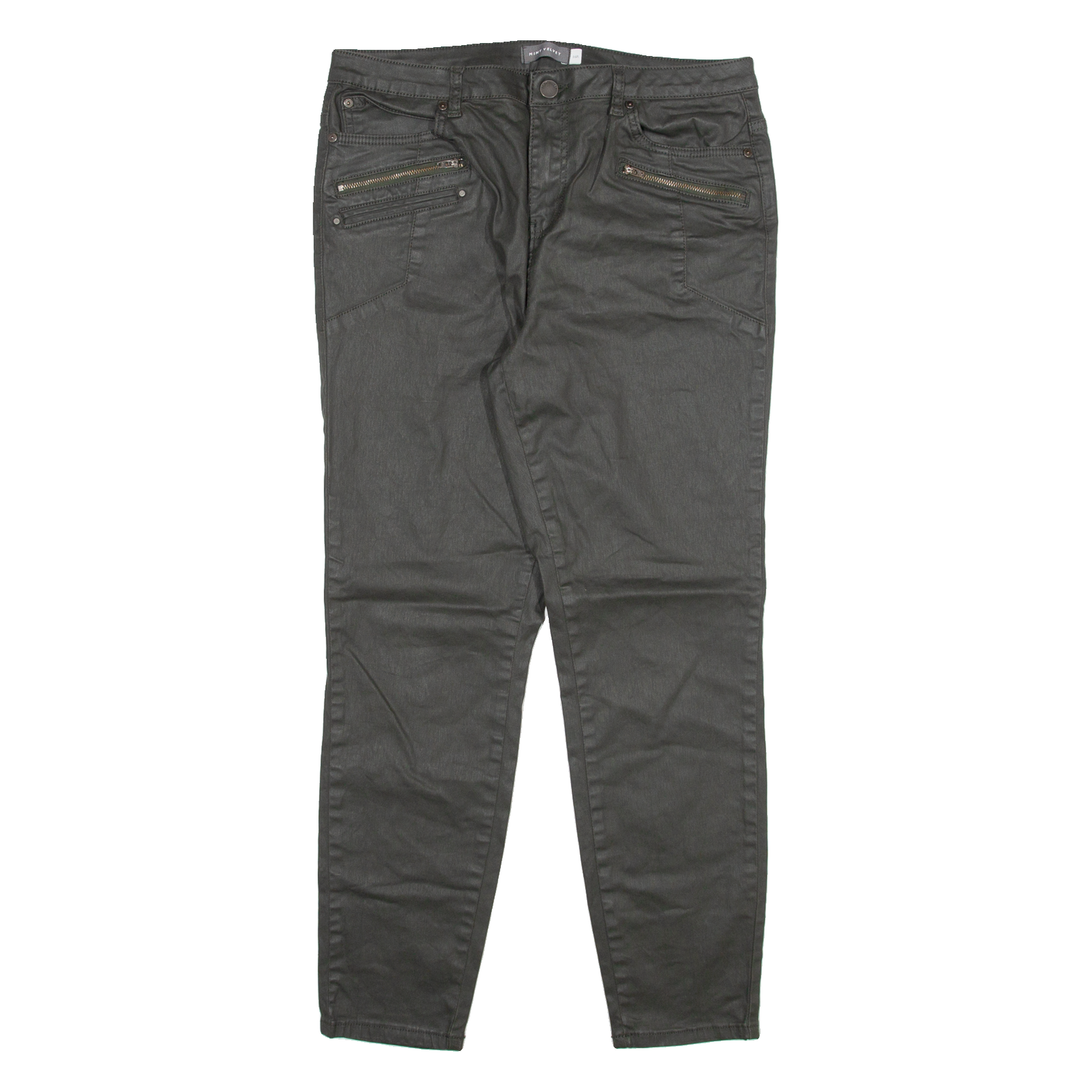 MINT VELVET Womens Trousers Grey Slim Skinny W32 L28 Refurbished - N/A refurbished available on Cerqular