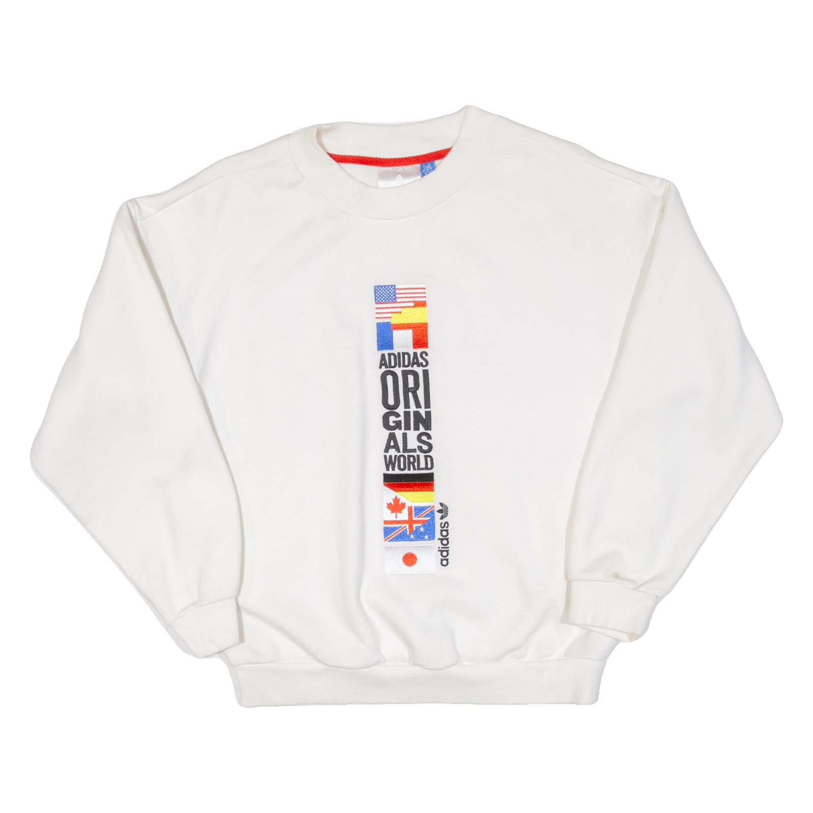 ADIDAS Originals World Womens Sweatshirt White UK 6 Refurbished - N/A refurbished available on Cerqular