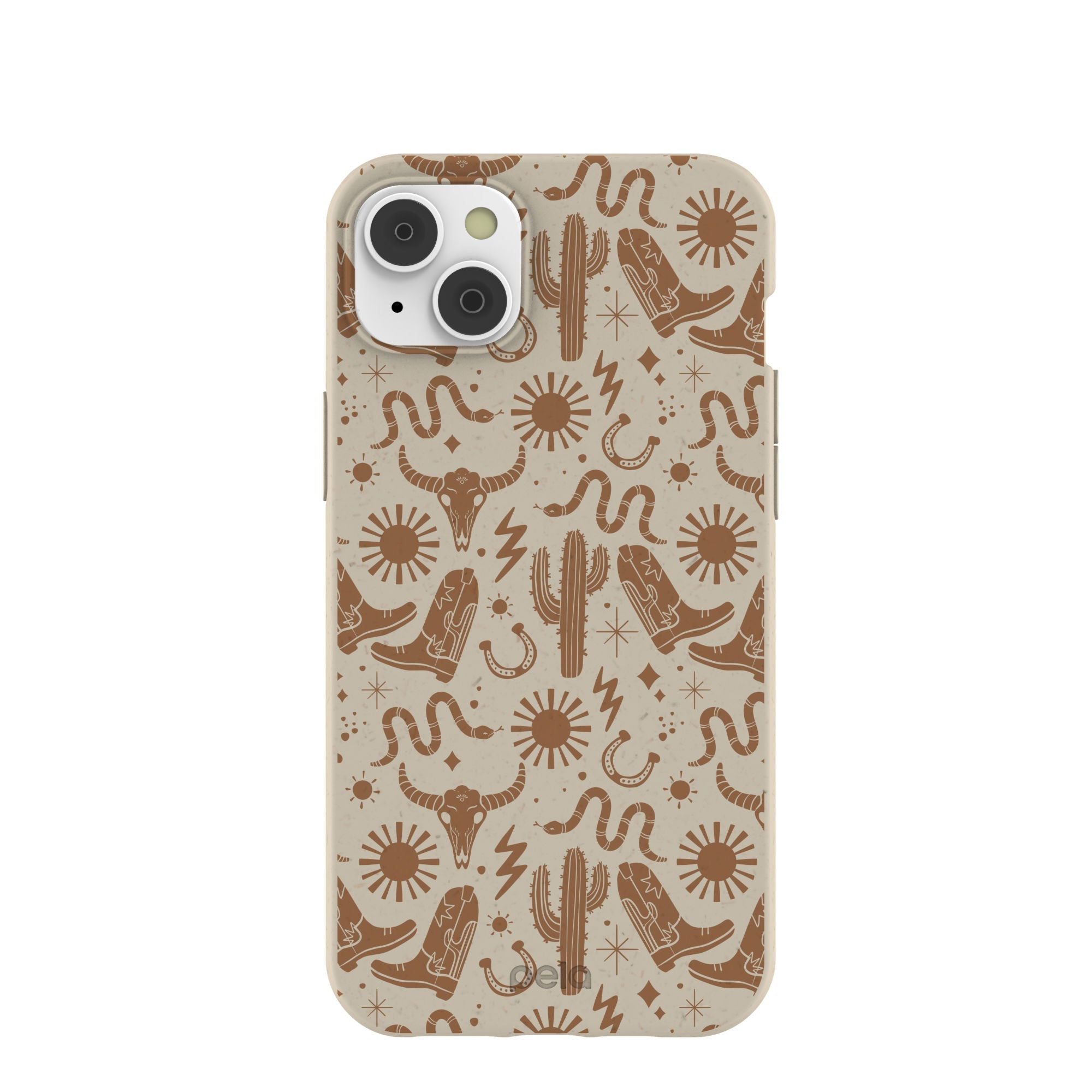 London Fog Wild West iPhone 14 Plus Case Refurbished - Pela Case refurbished available on Cerqular