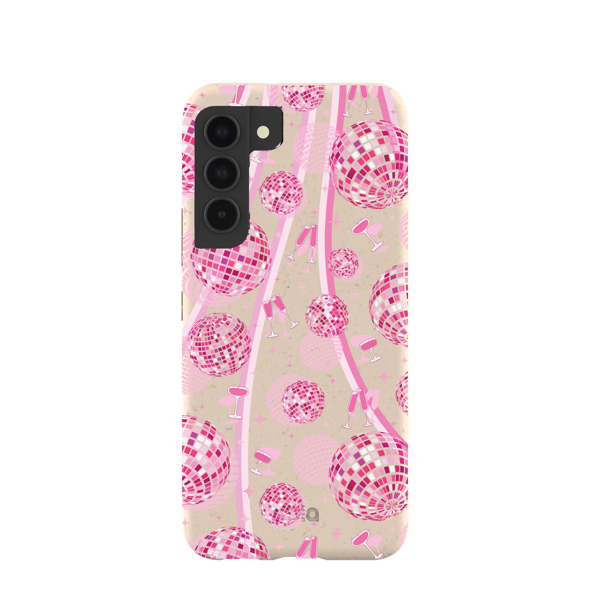 Seashell Dancing Lights Samsung Galaxy S22 Case Refurbished - Pela Case refurbished available on Cerqular