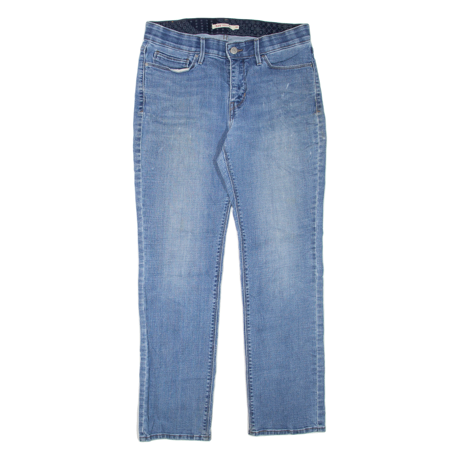 LEVI'S 525 Womens Jeans Blue Regular Straight W30 L30 Refurbished - N/A refurbished available on Cerqular