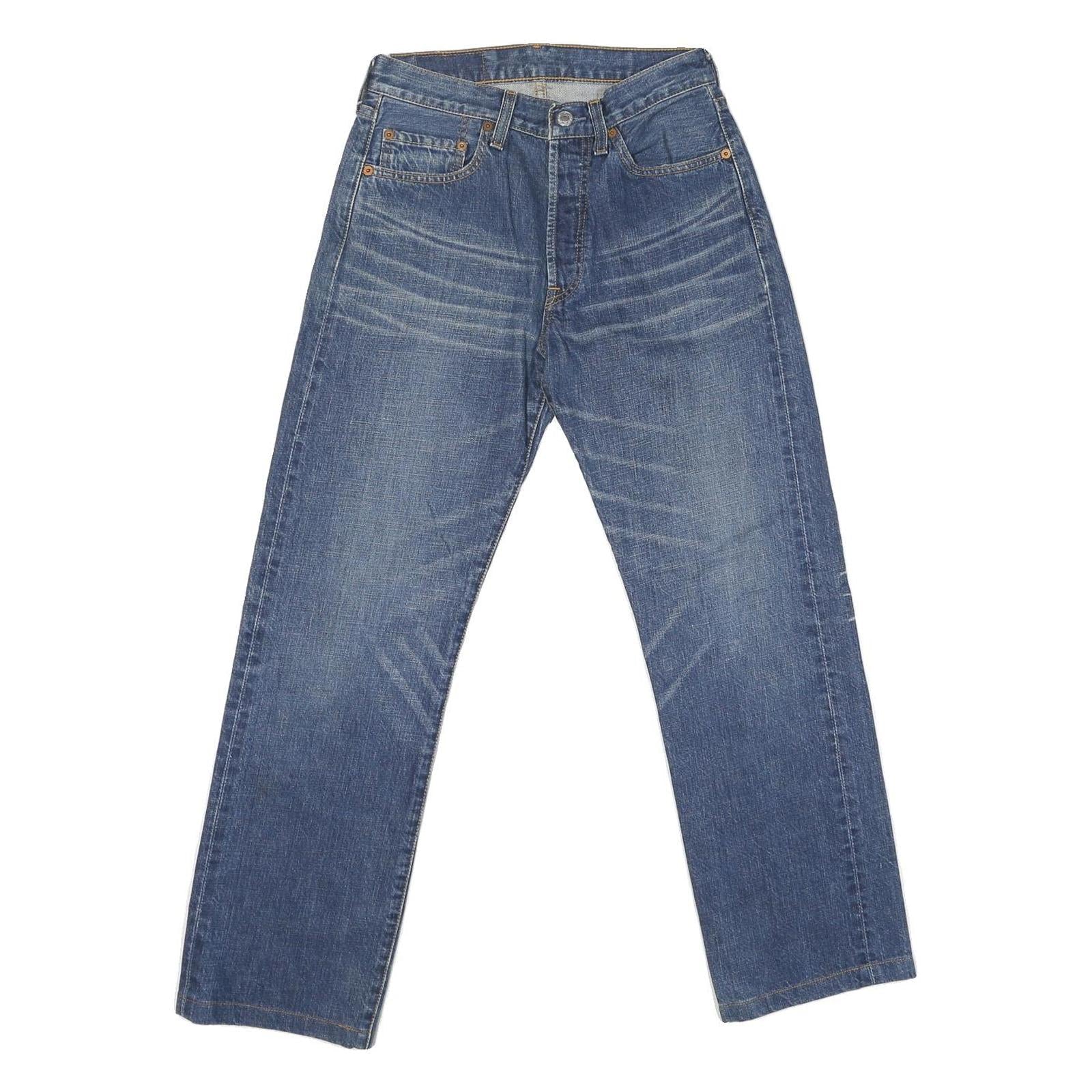 LEVI'S Mens Jeans Blue Regular Straight Denim Medium W28 L28 Classic Style Refurbished - N/A refurbished available on Cerqular