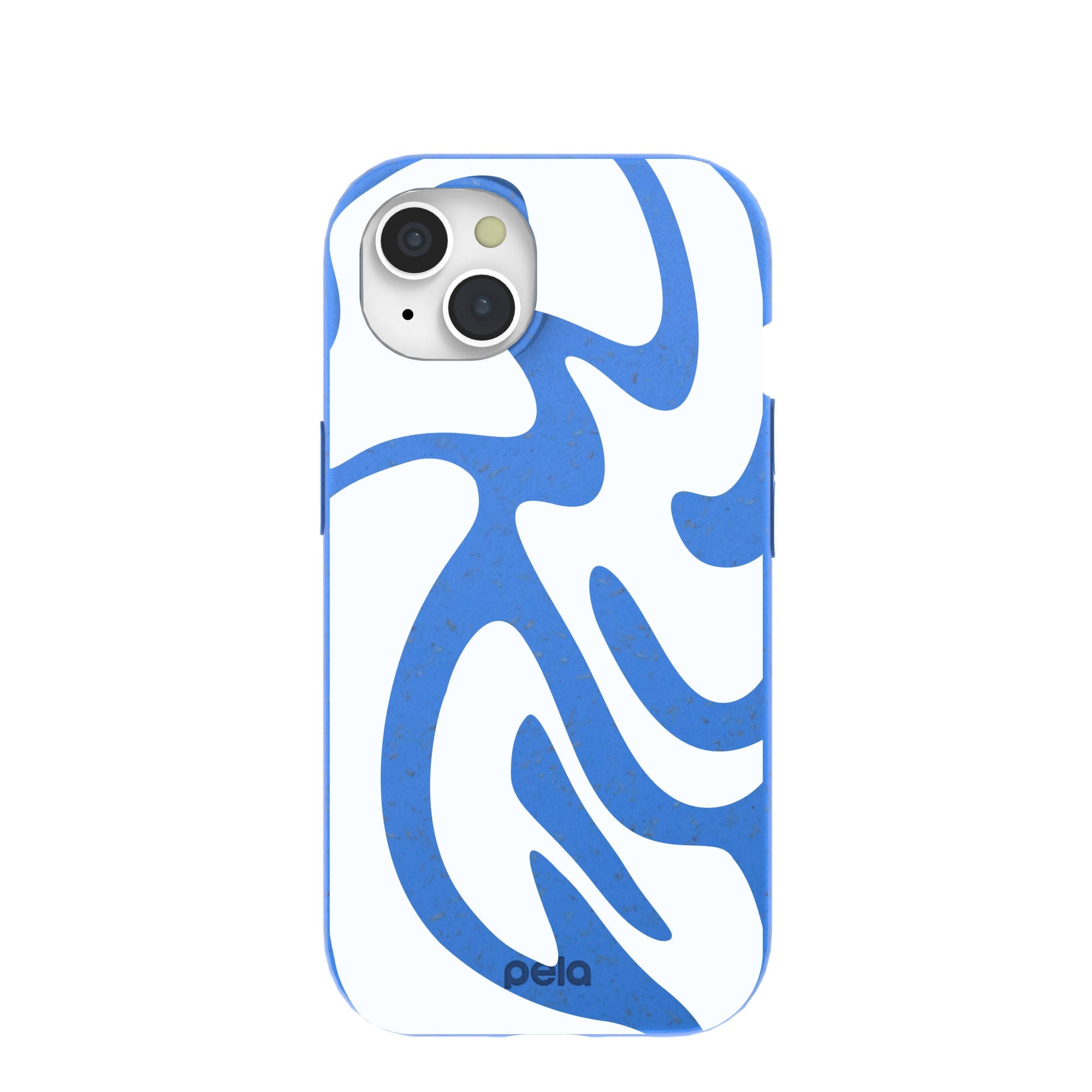 Electric Blue Blue Crush iPhone 15 Case Refurbished - Pela Case refurbished available on Cerqular