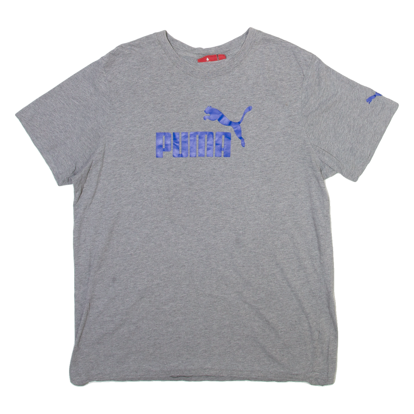 PUMA Mens T-Shirt Grey M Refurbished - N/A refurbished available on Cerqular