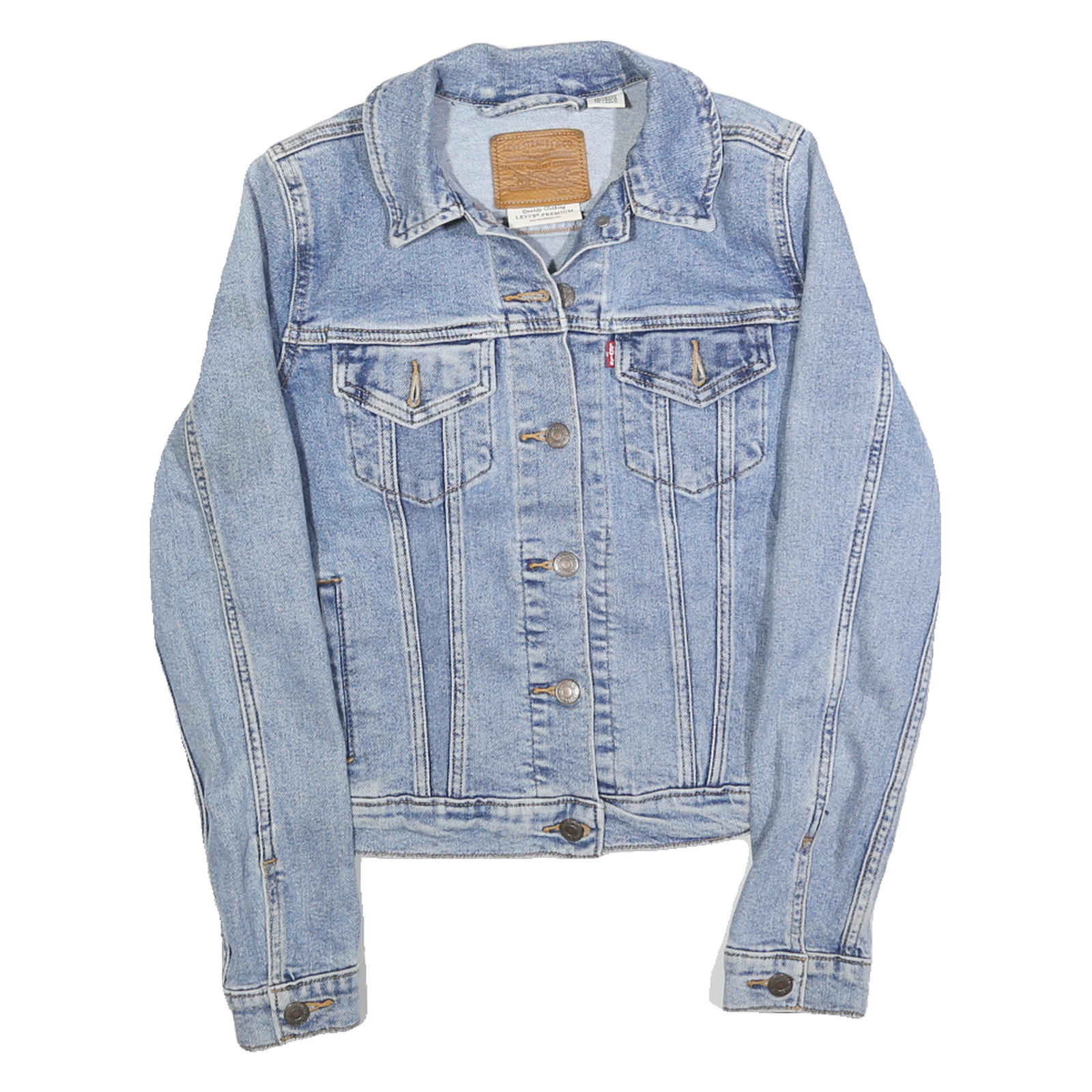 Buy LEVI'S Womens Blue Denim Jacket S Cotton Button Closure Classic Fit Lightweight Refurbished - $61.09 LEVI'S Womens Blue Denim Jacket S Cotton Button Closure Classic Fit Lightweight Refurbished - N/A refurbished available on Cerqular