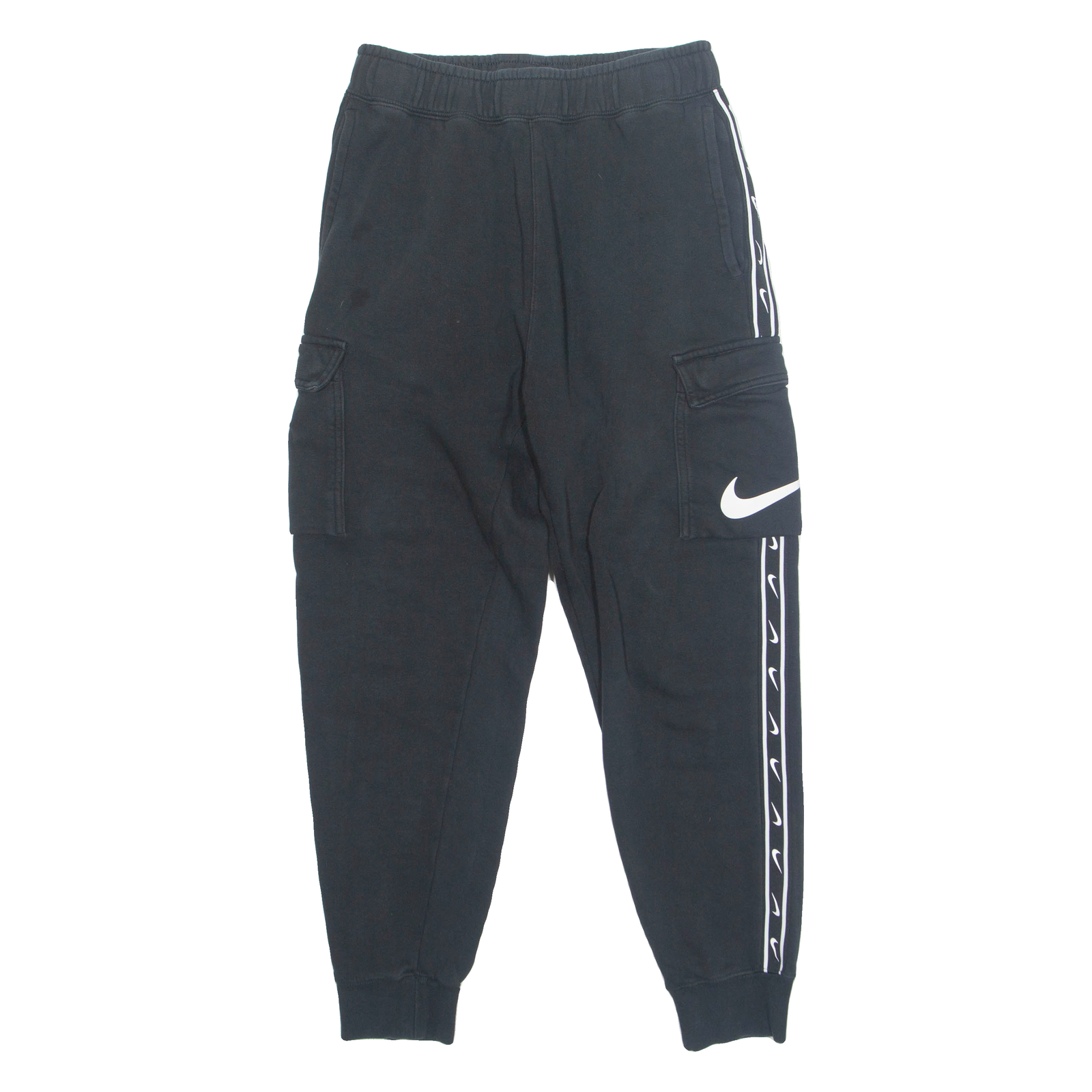 NIKE Mens Joggers Black Tapered S W24 L27 Refurbished - N/A refurbished available on Cerqular