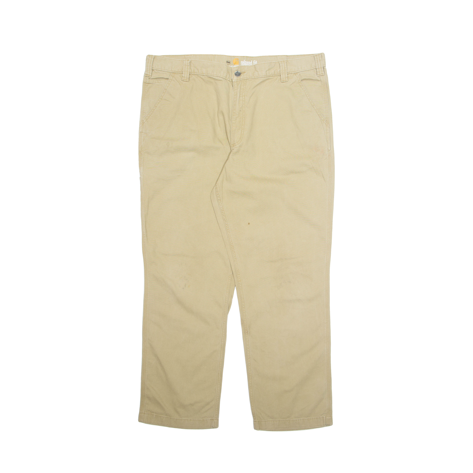 CARHARTT Cargo Mens Trousers Beige Relaxed Straight W40 L32 Refurbished - N/A refurbished available on Cerqular