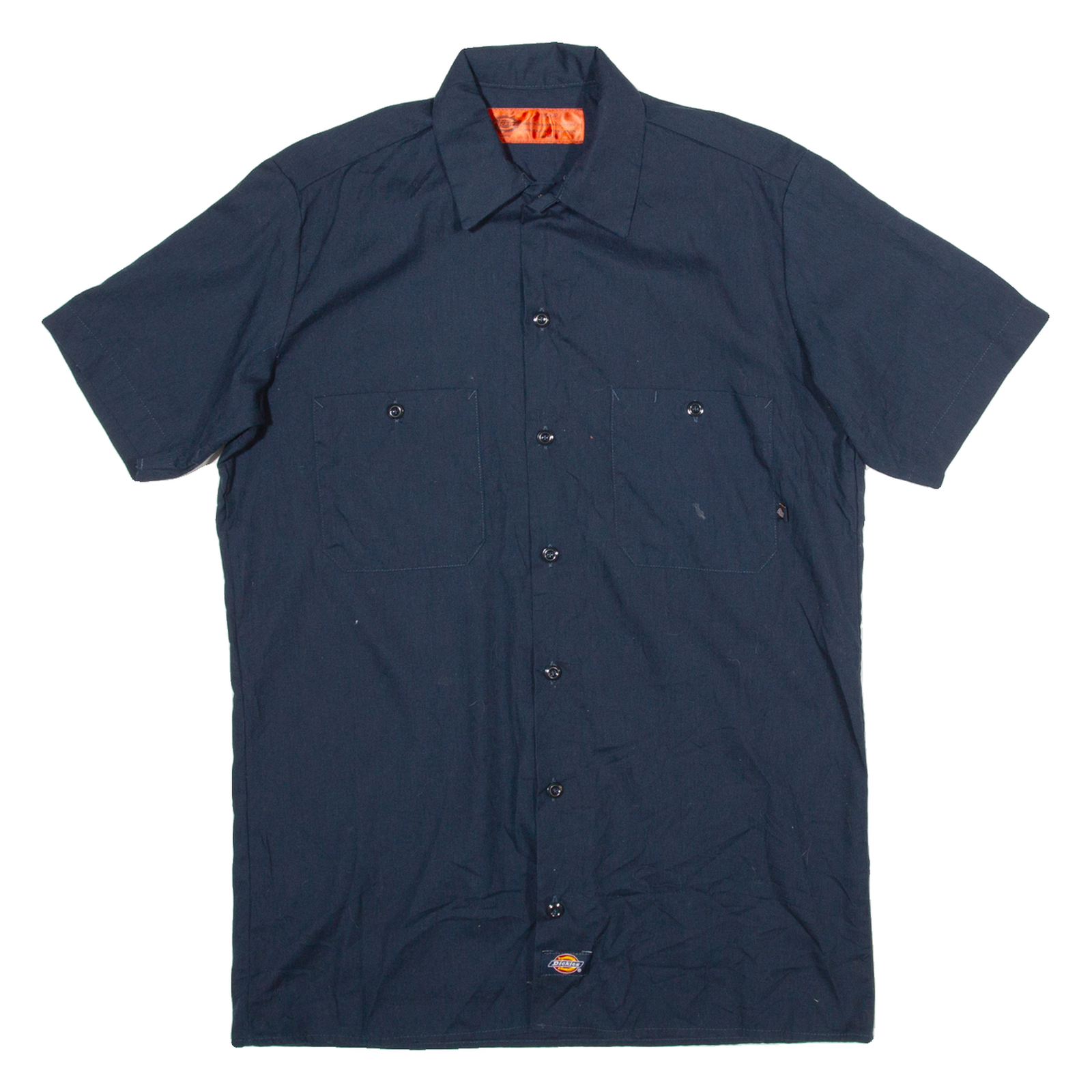 DICKIES Mens Worker Shirt Blue S Refurbished - N/A refurbished available on Cerqular