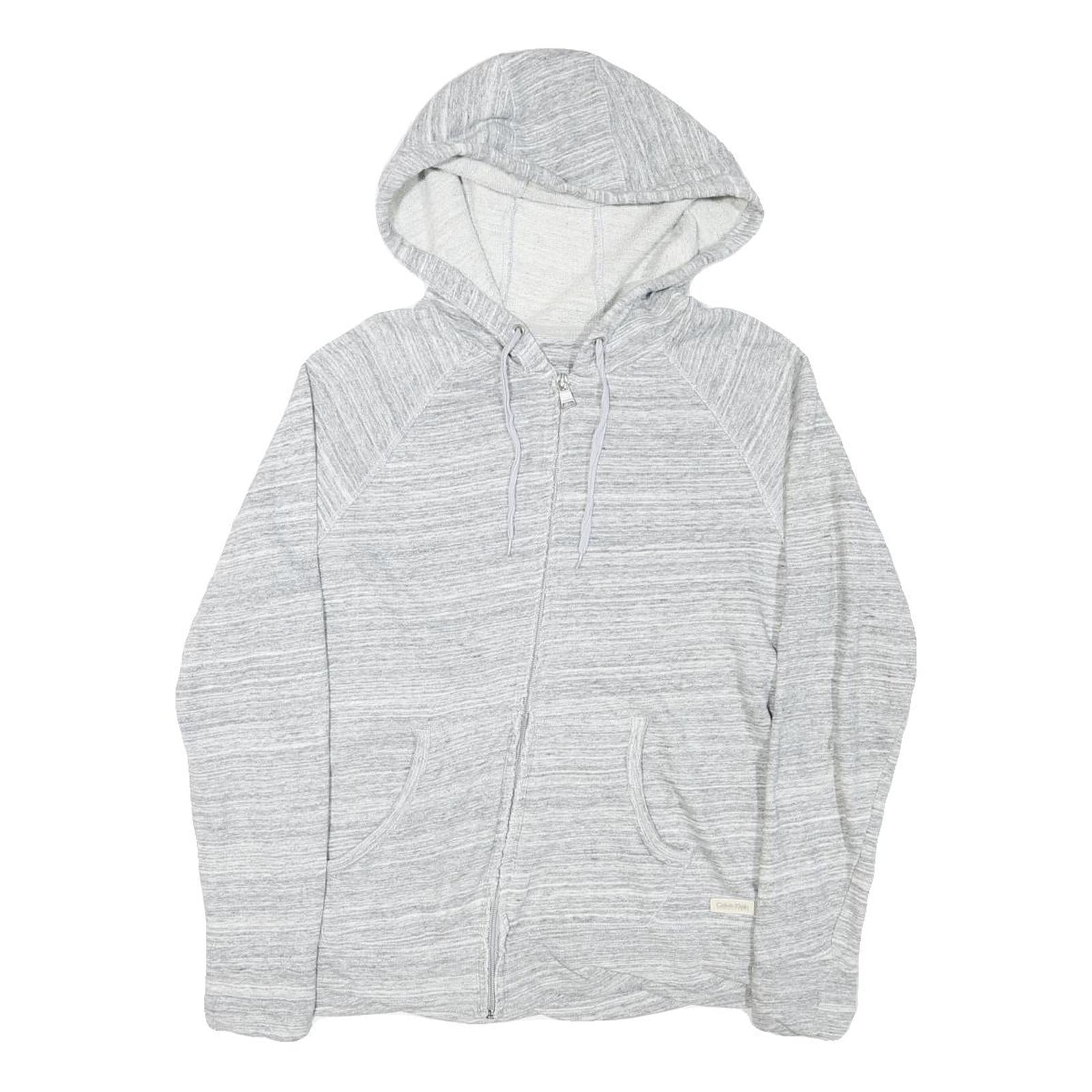 Buy CALVIN KLEIN Womens Grey Hoodie Zip Up S Lightweight Cotton Blend Sweatshirt Refurbished - $41.59 CALVIN KLEIN Womens Grey Hoodie Zip Up S Lightweight Cotton Blend Sweatshirt Refurbished - N/A refurbished available on Cerqular