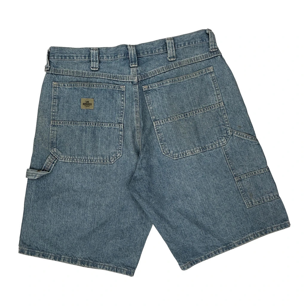 Lee Carpenter Shorts - 32W 10L Light Wash Denim Refurbished - Thrifted (note: this is a term often used to describe second- refurbished available on Cerqular